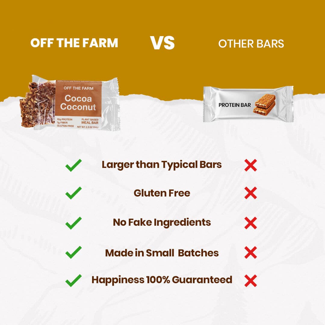 Cocoa Coconut Meal Bar | Off the Farm