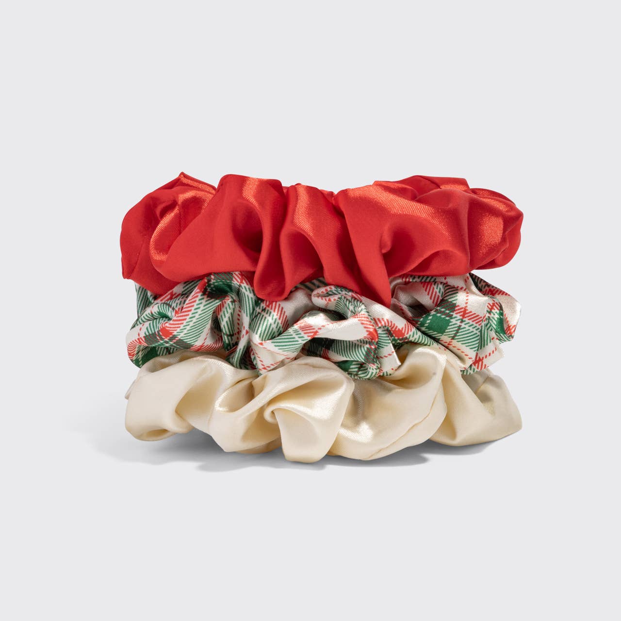 Holiday Scrunchies 3pc Set - Multi-color | KITSCH