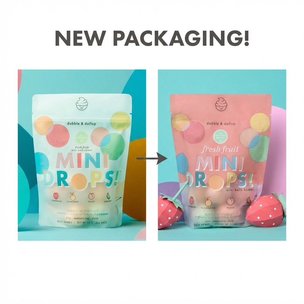 Mini Drops Bath Bombs - Fresh Fruit | Dabble & Dollup