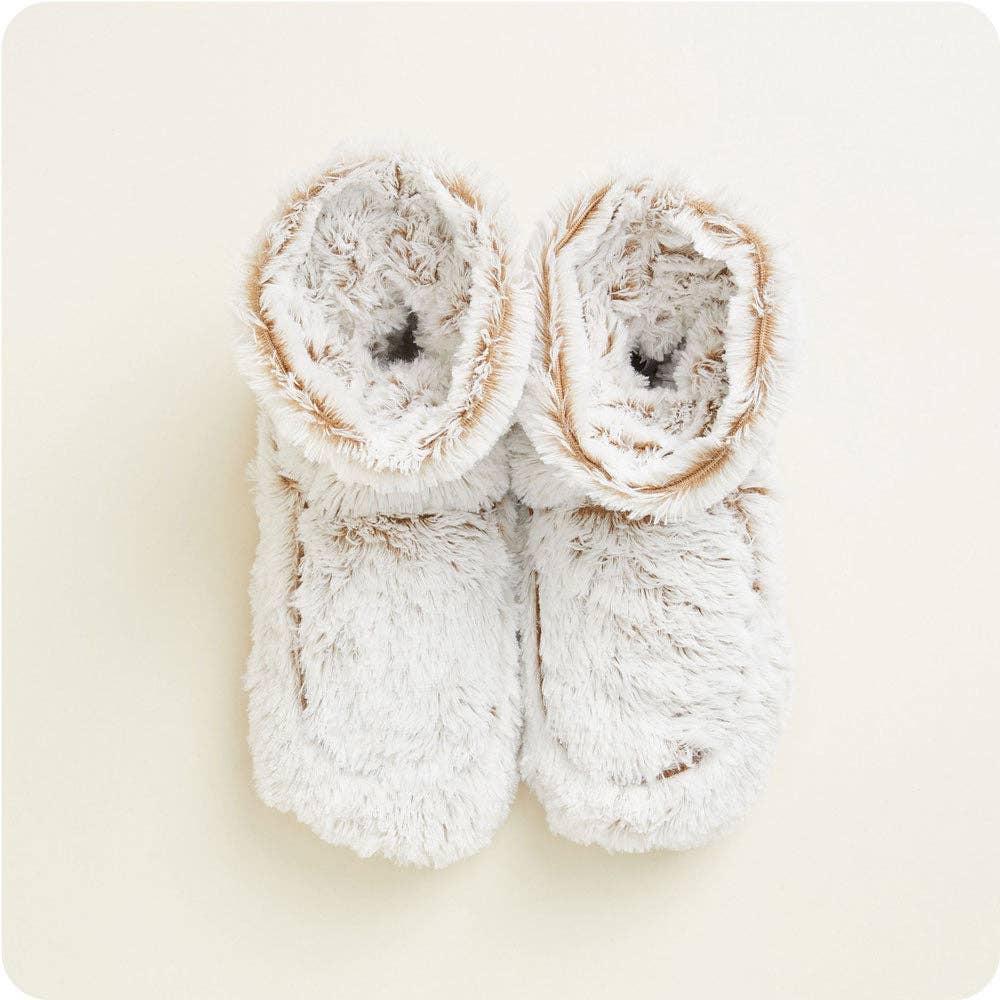 Marshmallow Brown Boots | Warmies