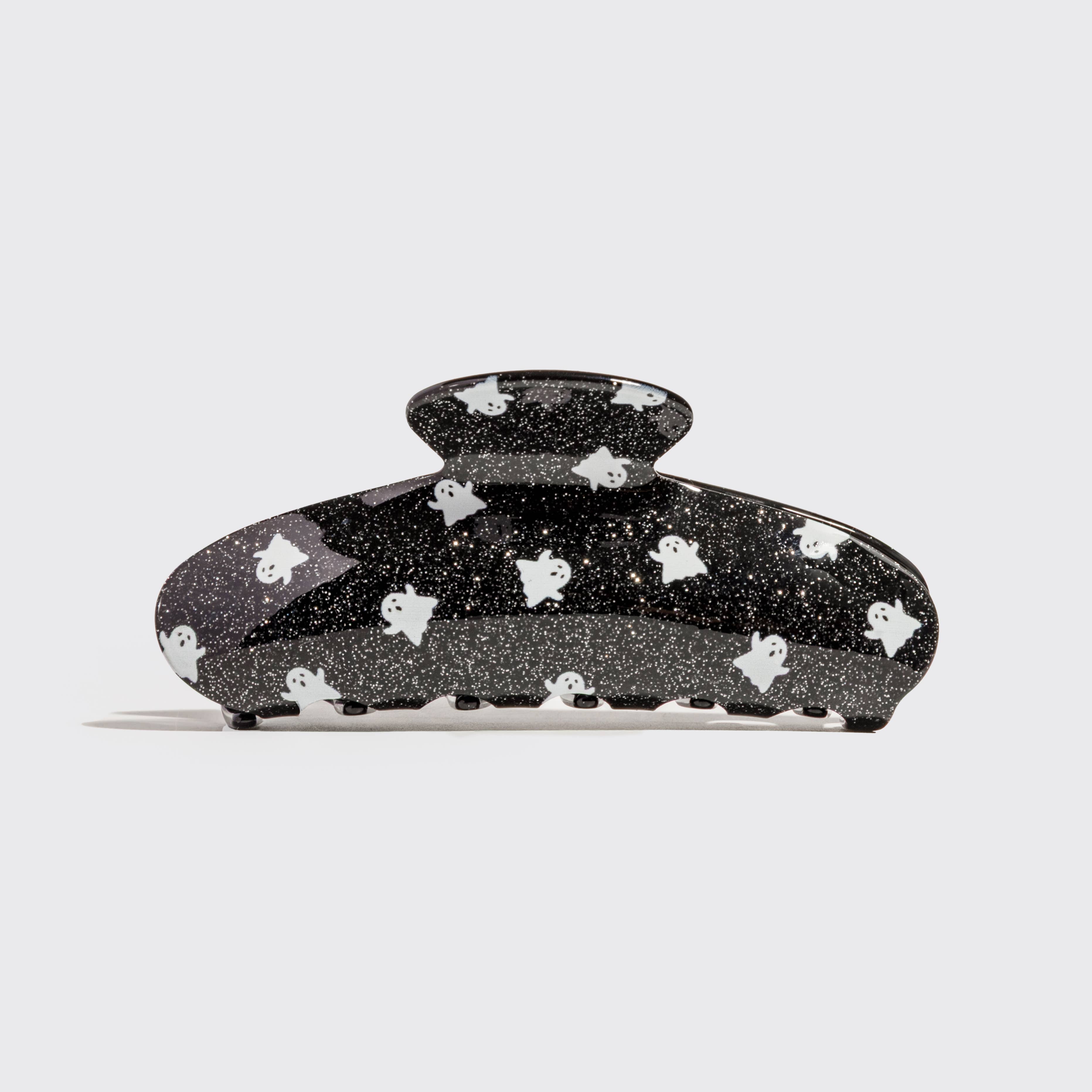 Recycled Plastic Glitter Claw Clip - Ghosts | KITSCH