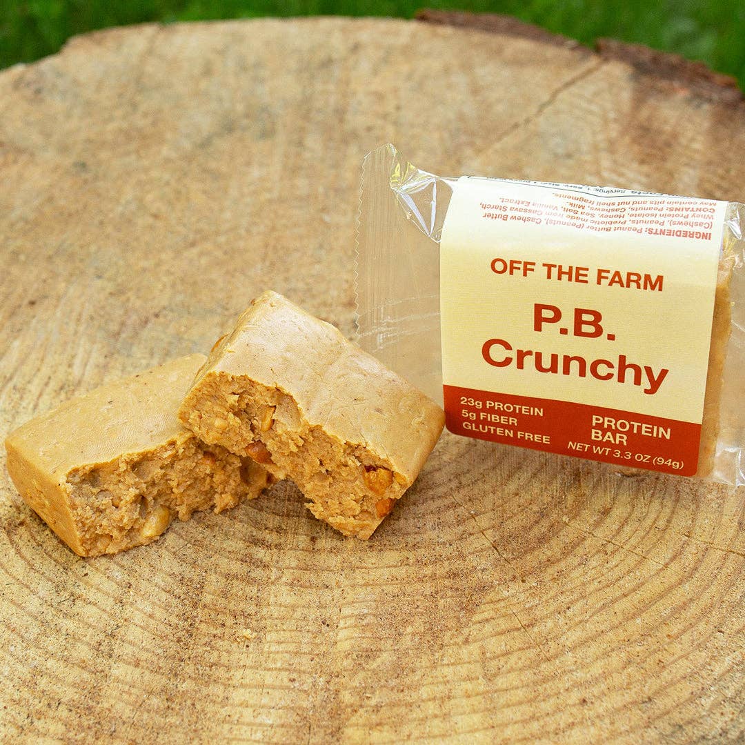 P.B. Crunchy Protein Bar | Off the Farm