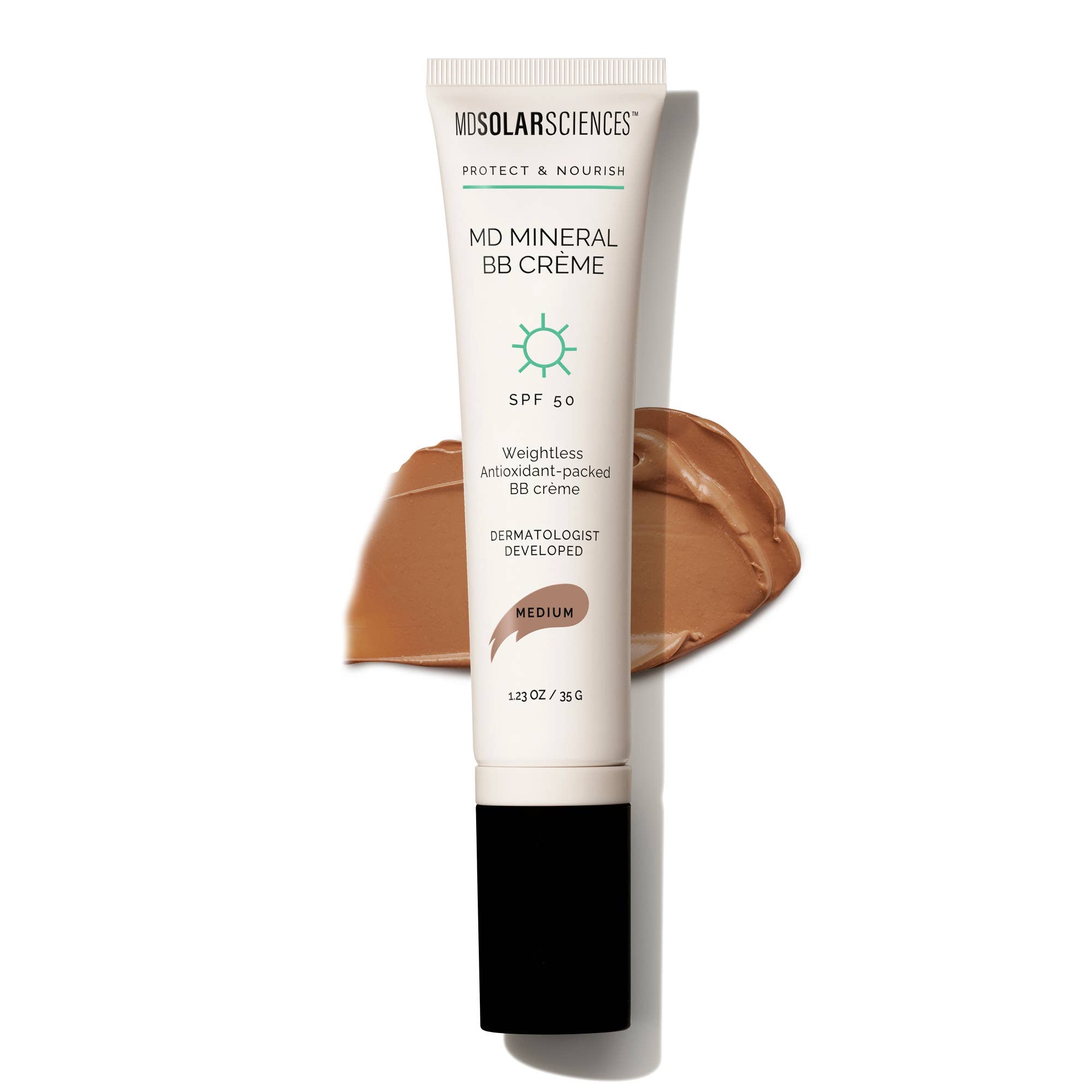 MD Mineral BB Crème SPF 50 Medium Tinted Mineral Sunscreen | MDSolarSciences