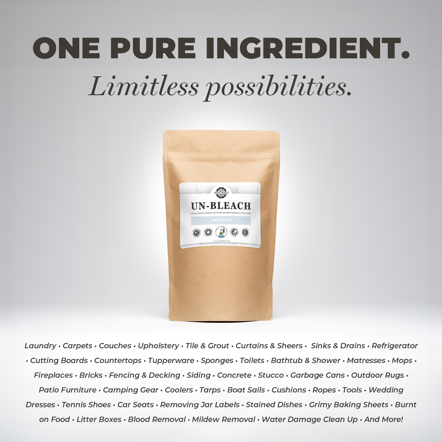 Un-Bleach 2 lb Bag | Rustic Strength