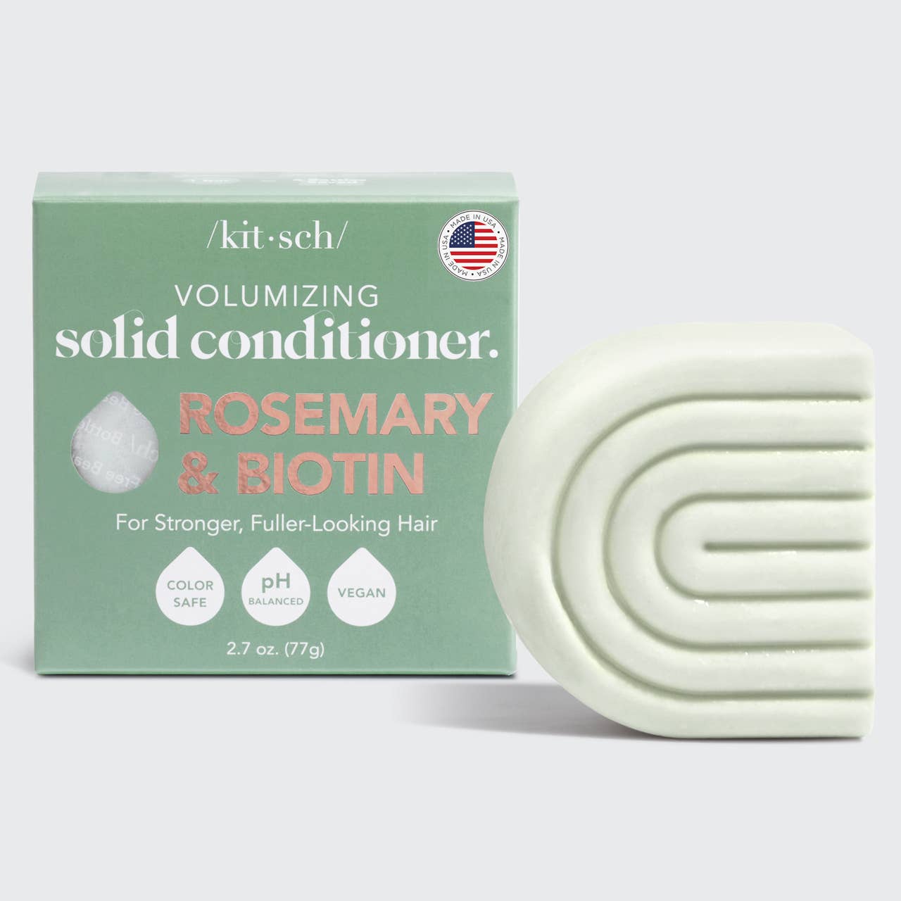 Rosemary & Biotin Volumizing Solid Conditioner | Kitsch