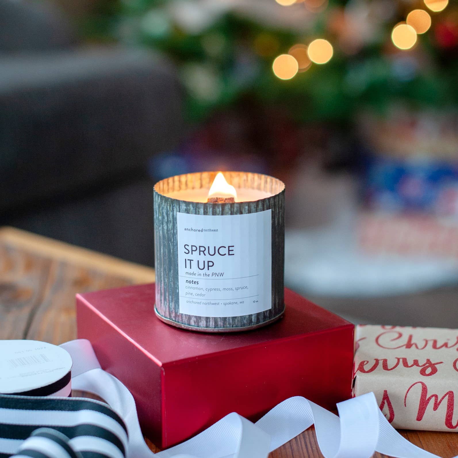 Best Friend Rustic Vintage Farmhouse Wood Wick Candle | Anchored Northwest
