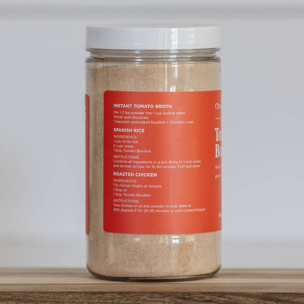 Tomato Bouillon with Slow Simmered Chicken Stock Powder | Clean Monday Meals