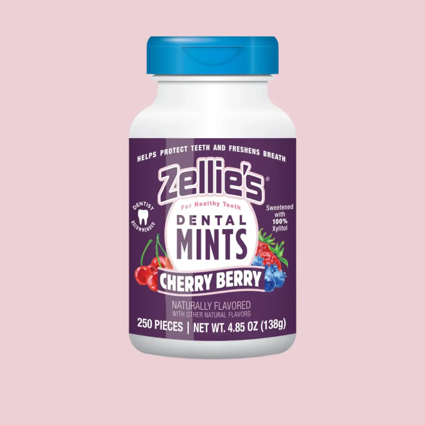 Zellie's Xylitol Dental Mints - Cherry Berry | Zellies