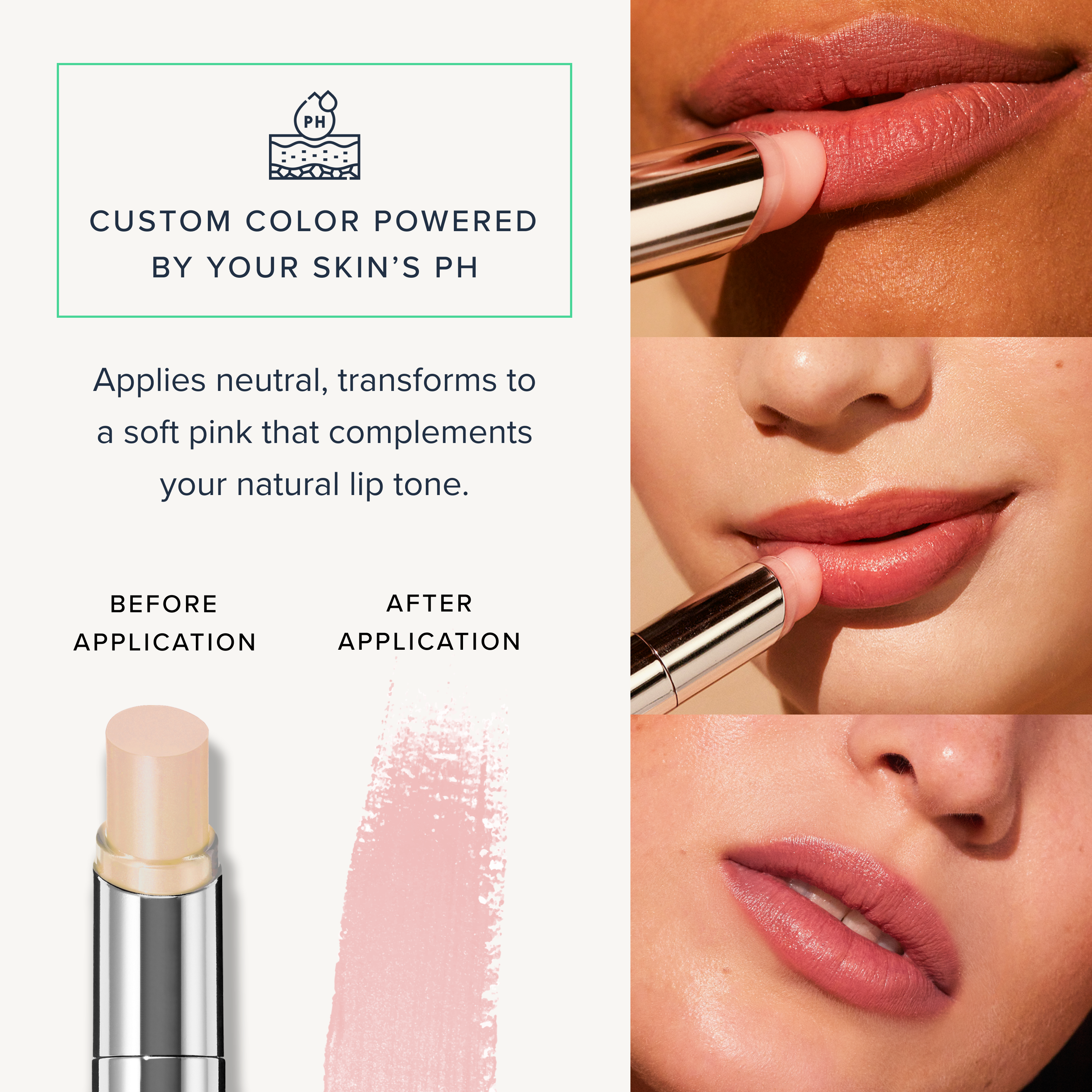 Hydrating Sheer Lip Balm SPF 30 Shimmer (PH Reactive Tint) | MDSolarSciences