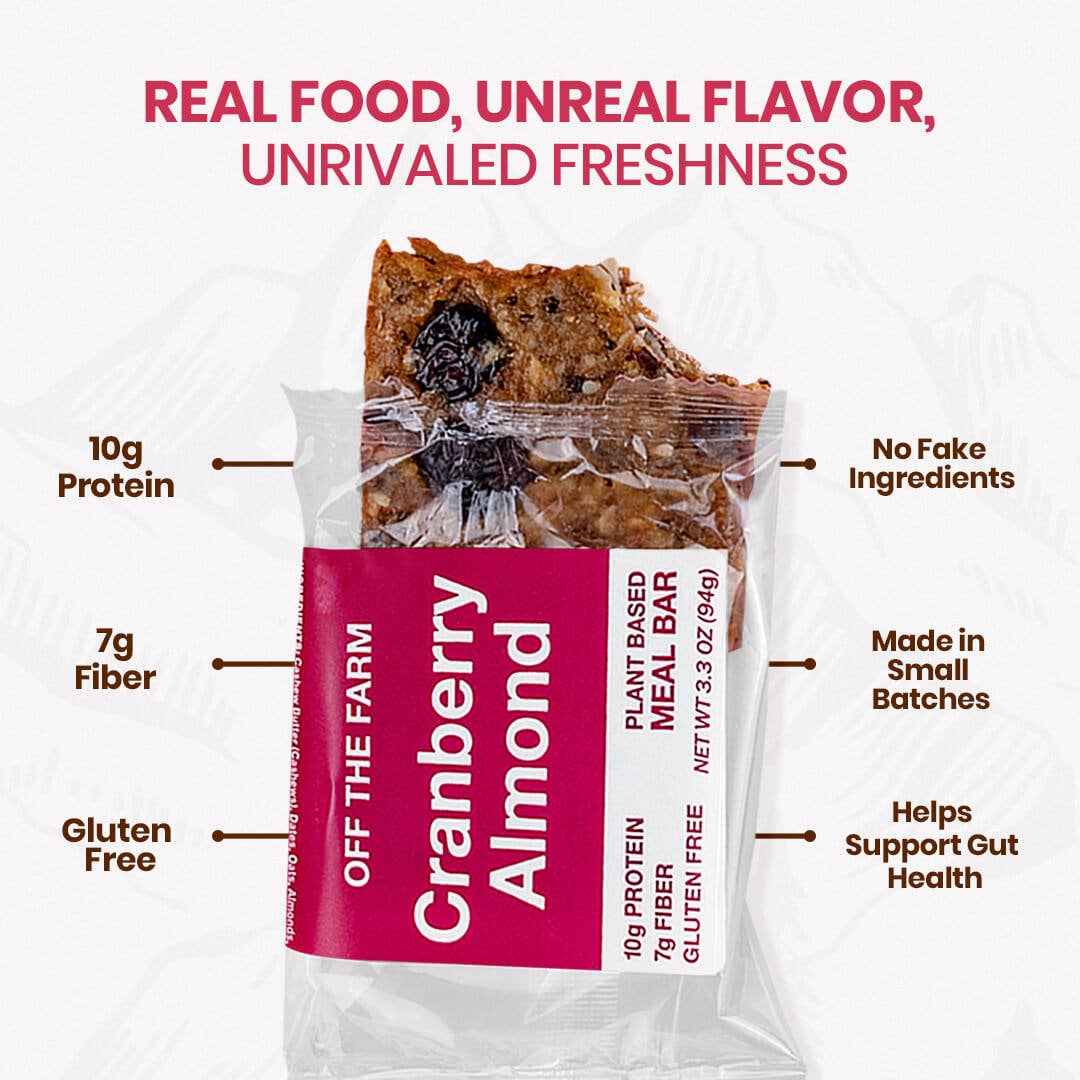 Cranberry Almond Meal Bar | Off the Farm