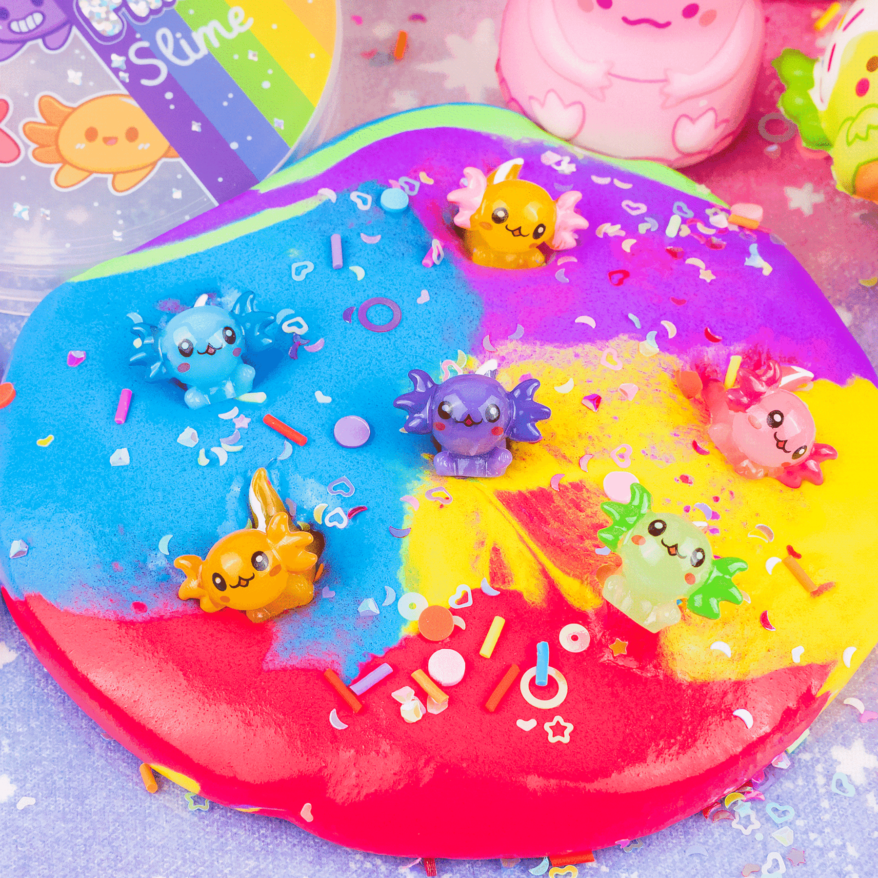 A'lotl Friends Butter Signature Dome™ Slime | Kawaii Slime