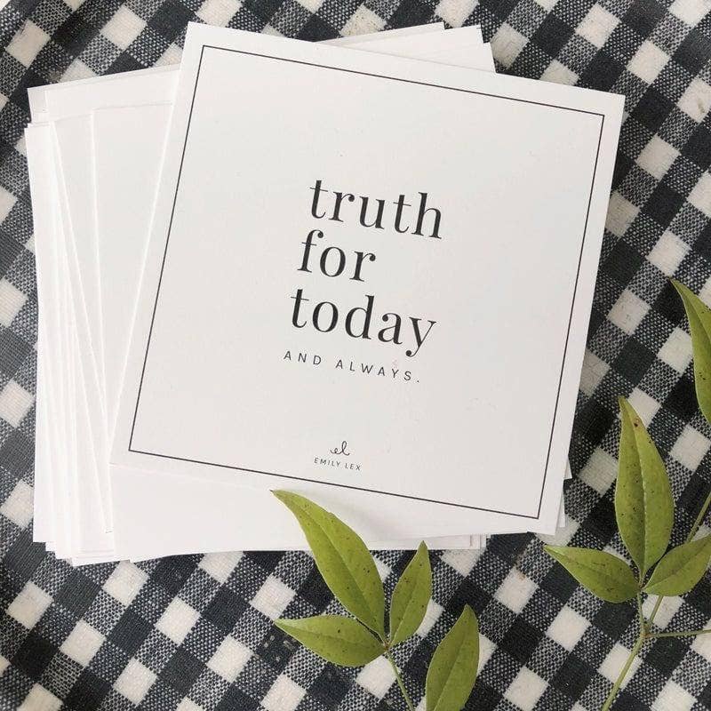 Truth for today cards | Emily Lex Studio