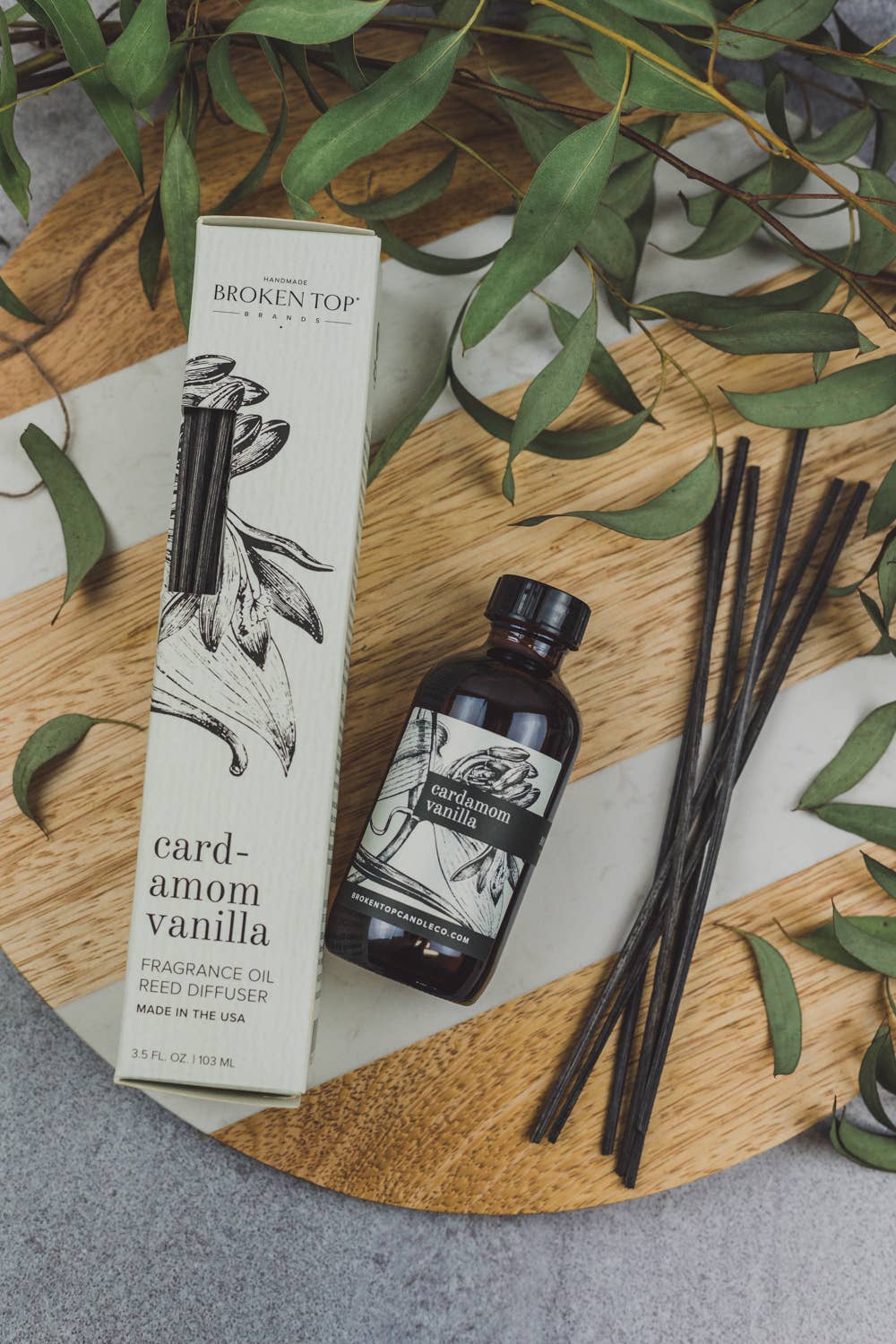 Cardamom Vanilla Reed Diffuser | Broken Top