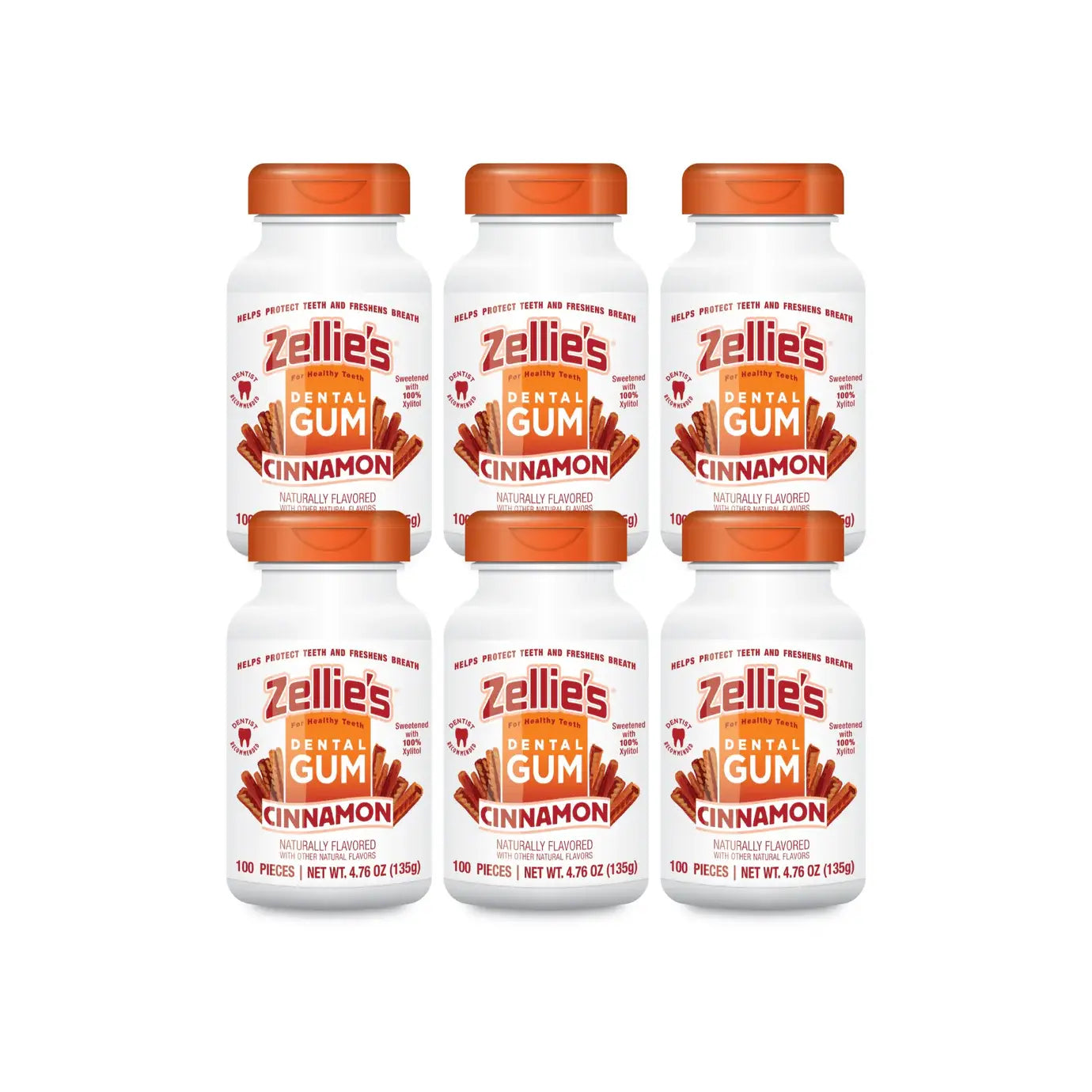 Zellie's Xylitol Dental Gum - Cinnamon | Zellies