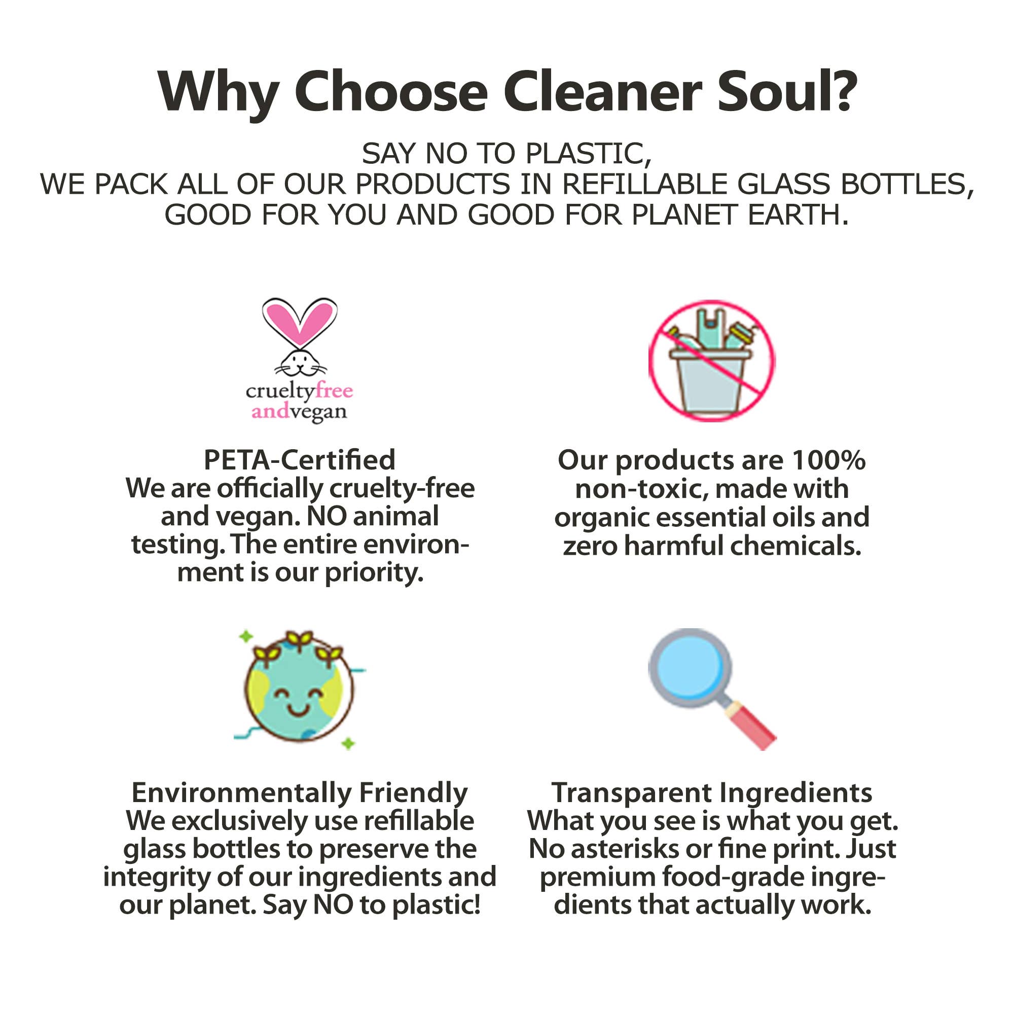 Cleaner Soul Spray (16oz)| Multi Purpose Cleaner