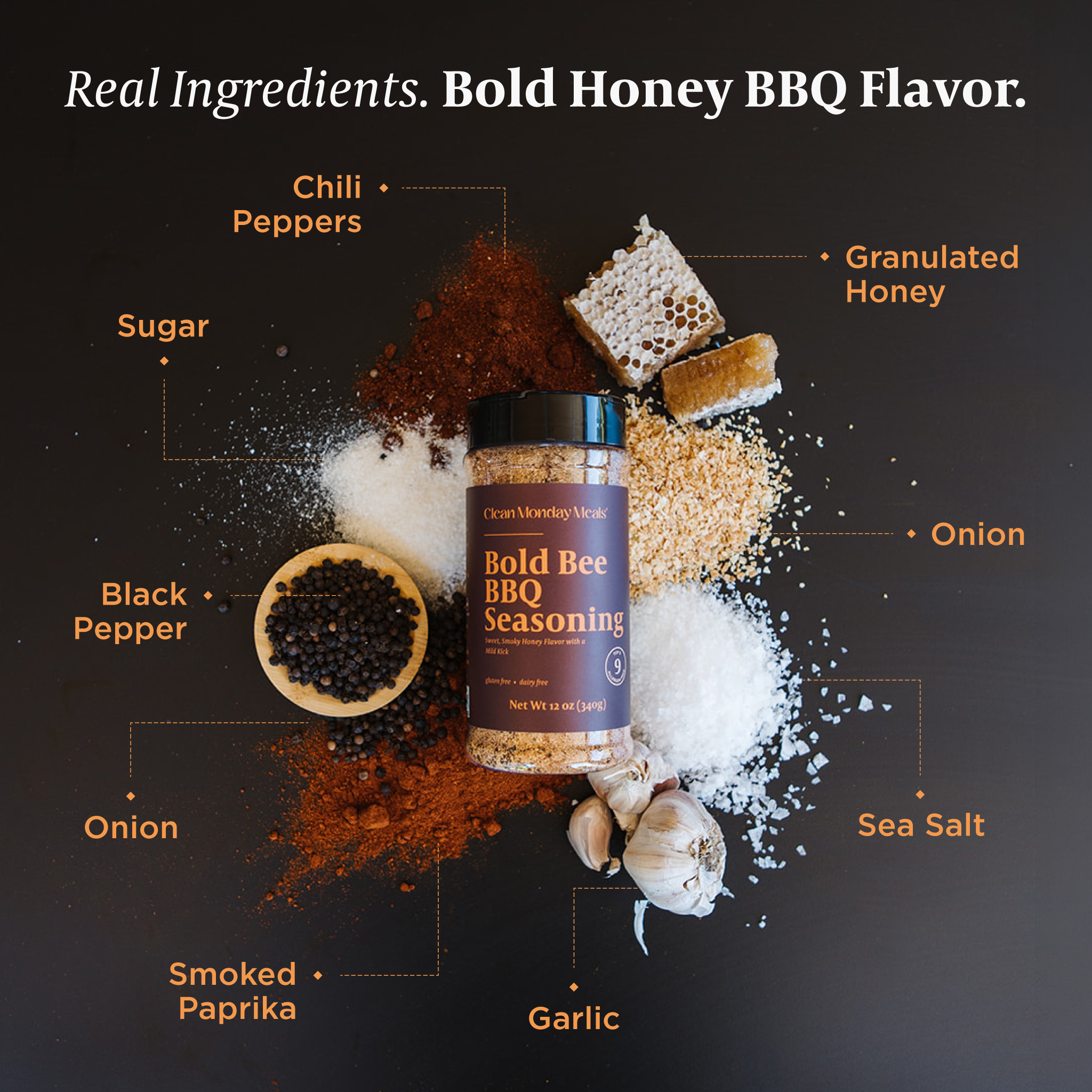 Bold Bee BBQ Seasoning | Clean Monday Meals
