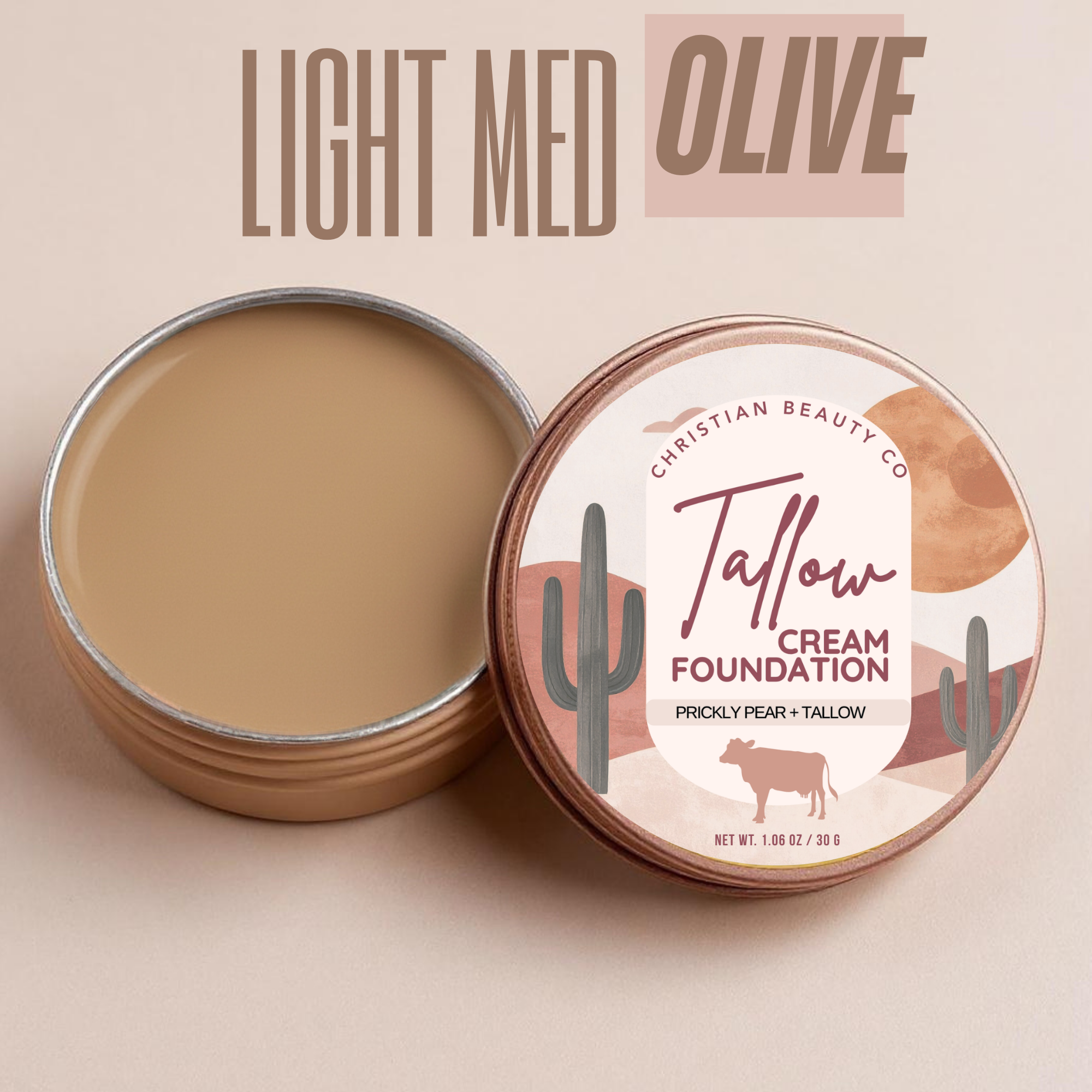 Tallow Cream Foundation | Christian Beauty Co