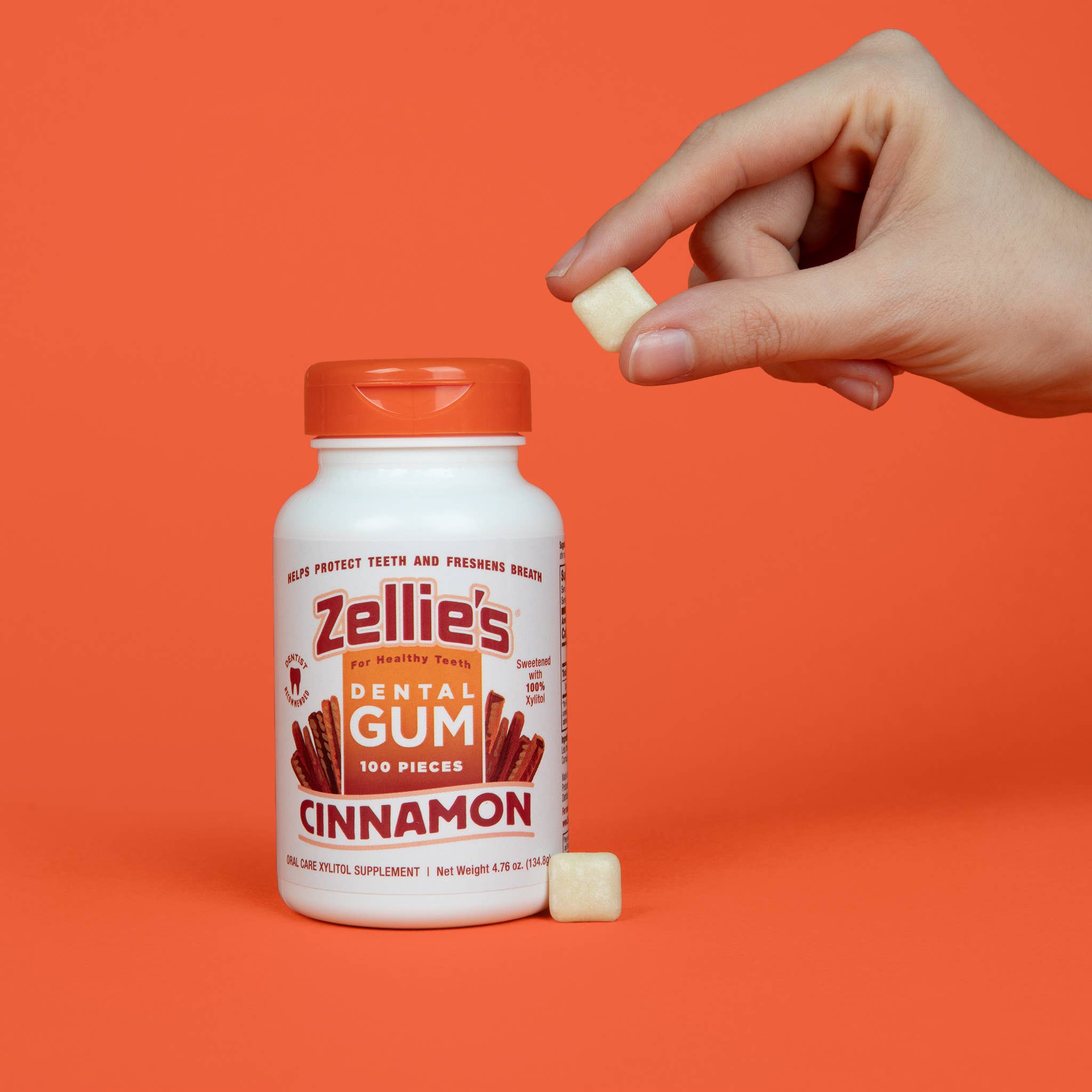 Zellie's Xylitol Dental Gum - Cinnamon | Zellies