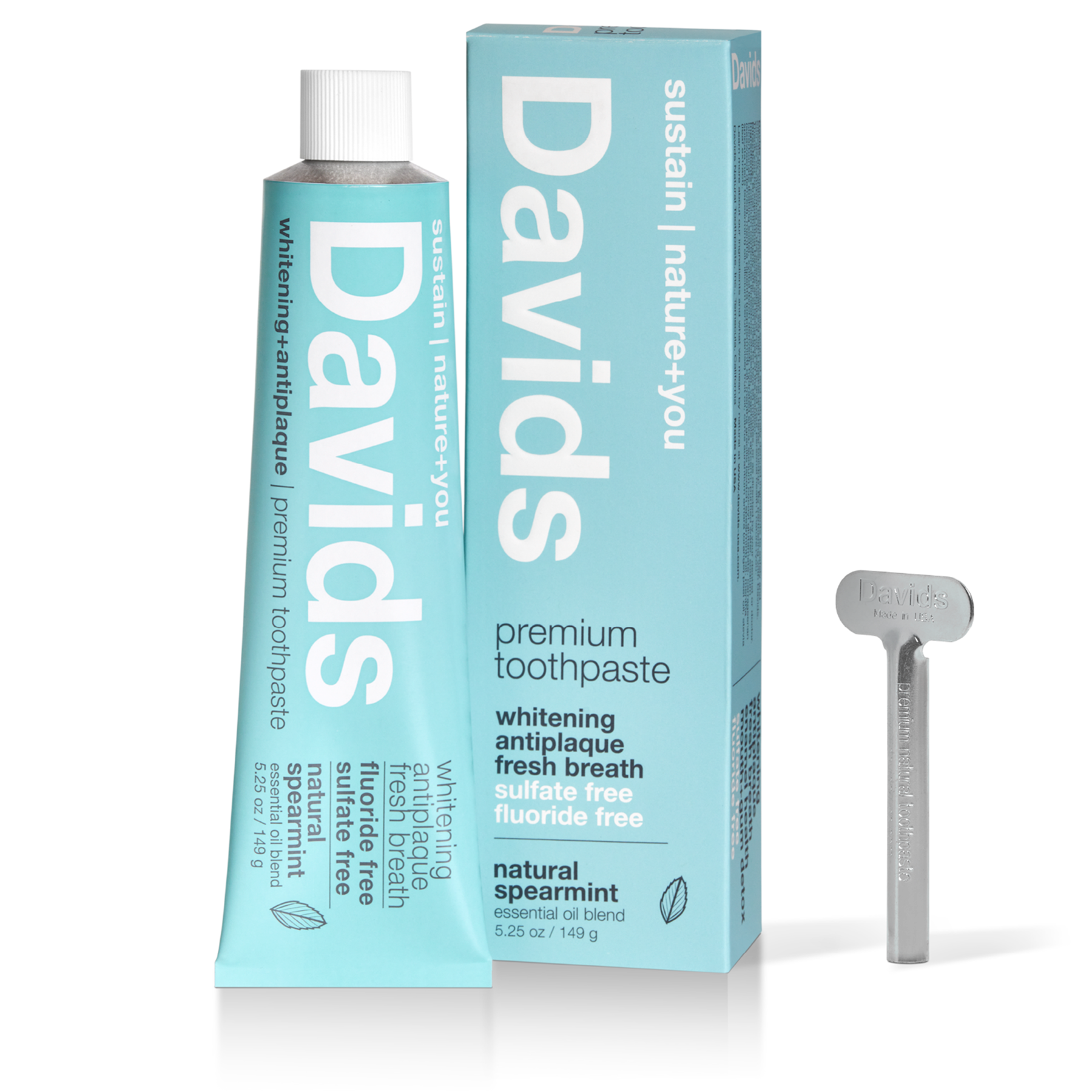 Davids Premium Toothpaste Spearmint | Davids