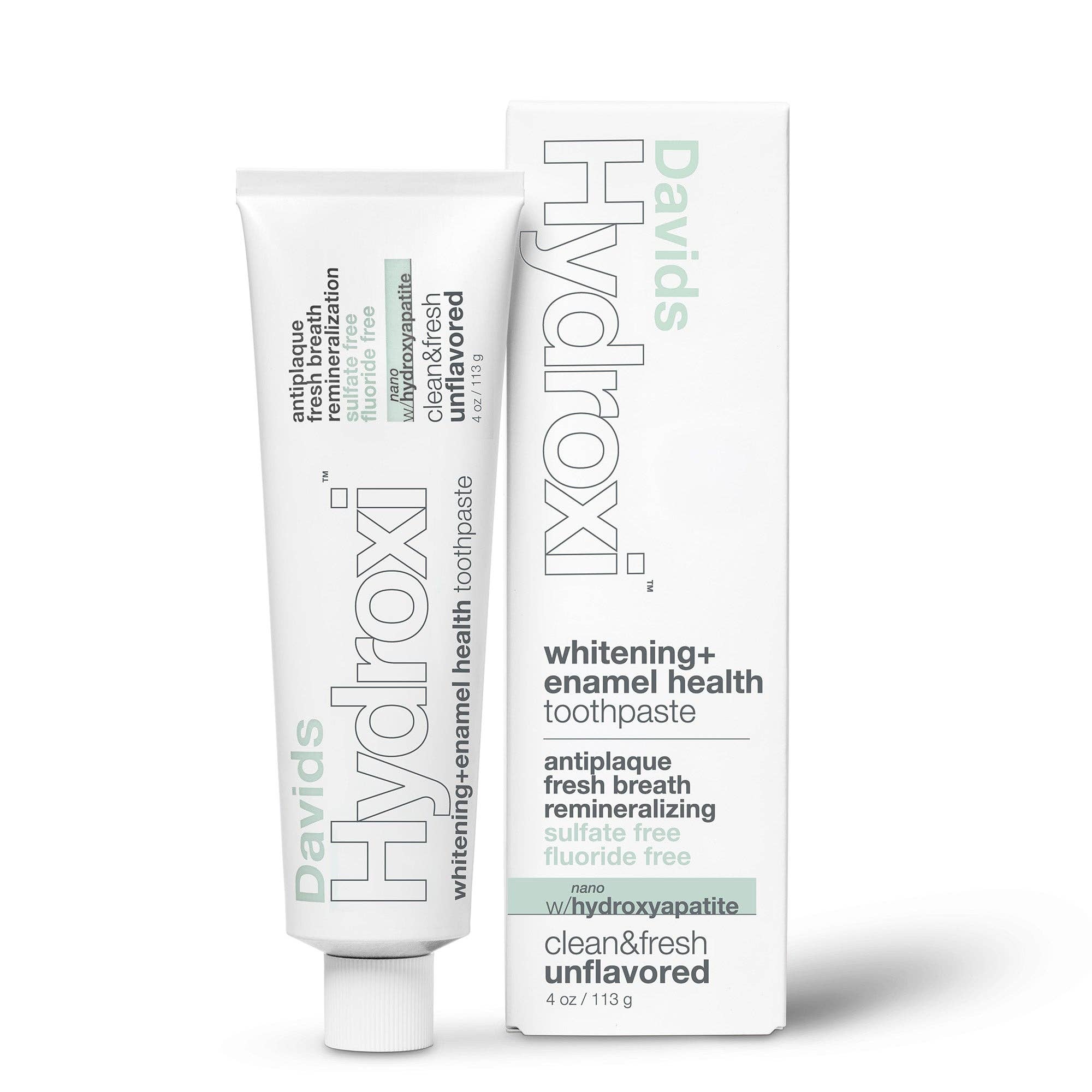 Hydroxi™ Whitening+ Enamel Health Toothpaste - Unflavored |Davids Health Sciences, Inc