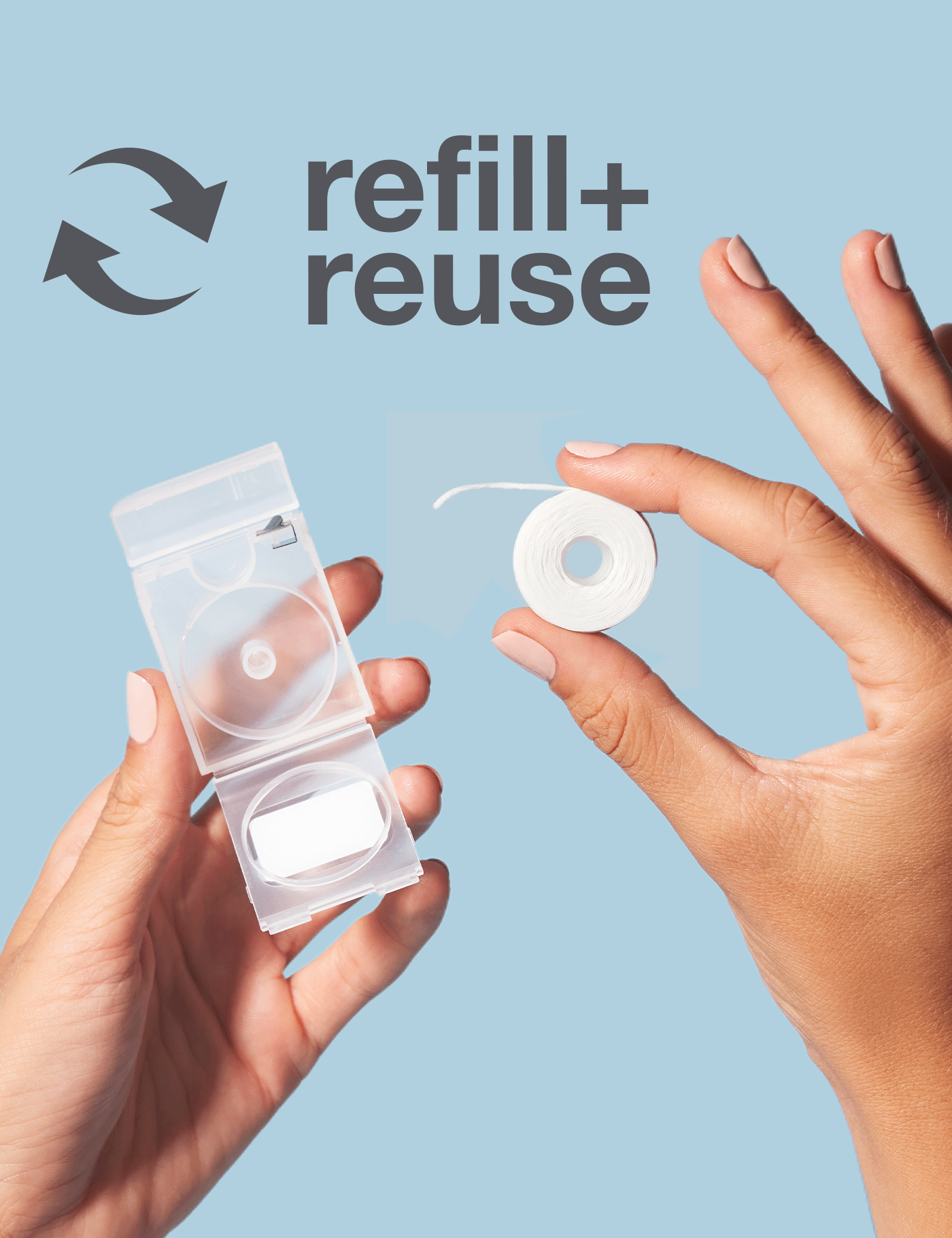 Davids Expanding Dental Floss Refill x2 | Davids Health Sciences, Inc