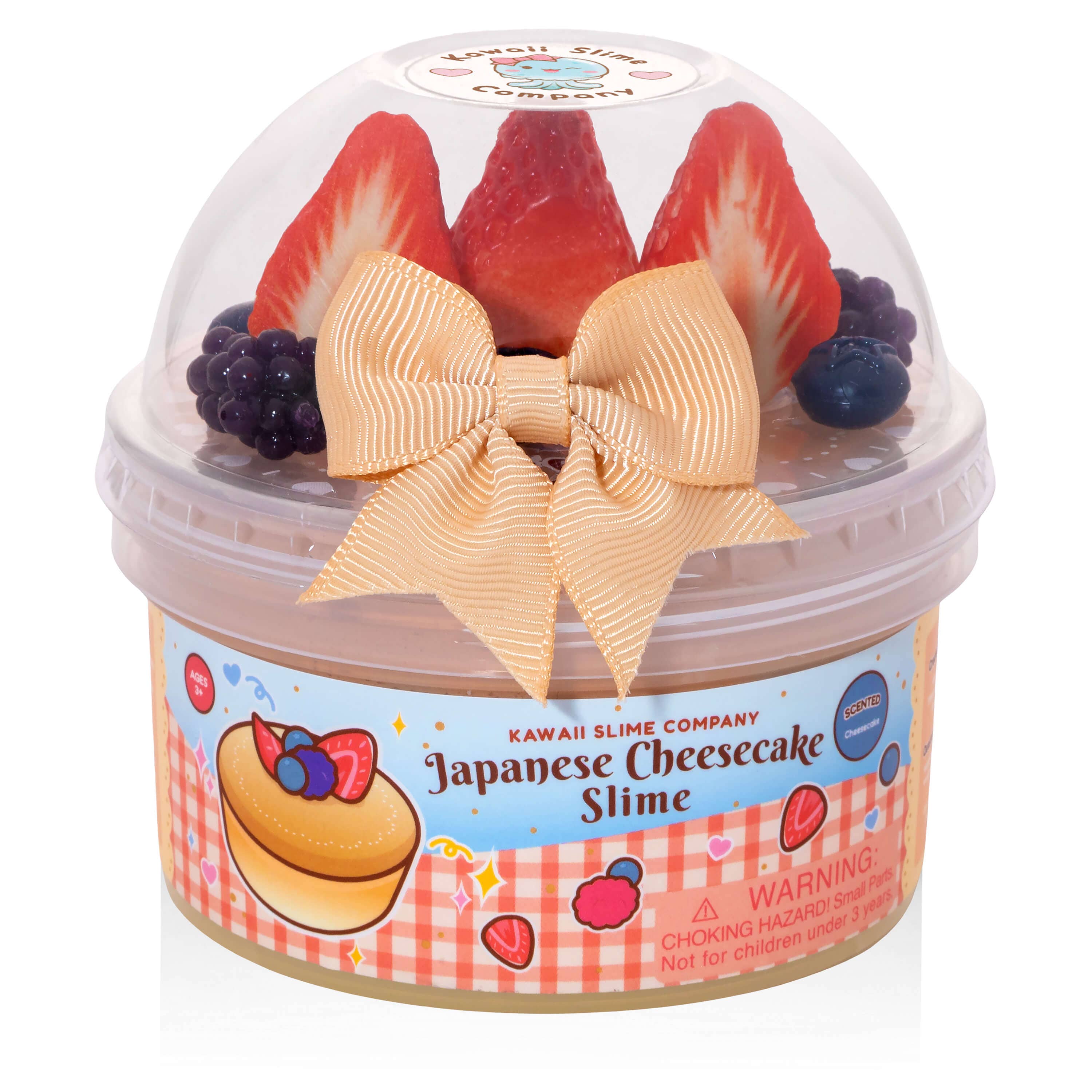 Japanese Cheesecake Butter Signature Dome™ Slime | Kawaii Slime