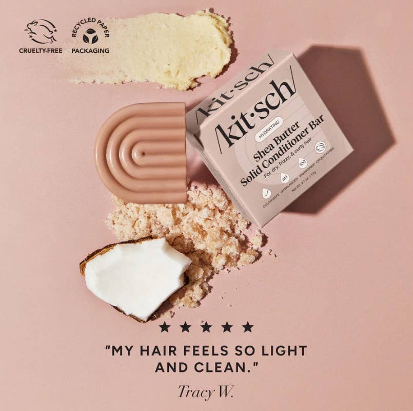 Shea Butter Hydrating Solid Conditioner Bar | KITSCH
