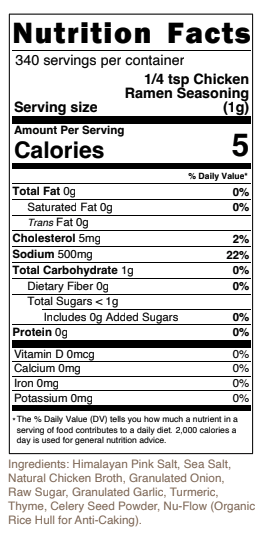 Chicken Ramen Seasoning Mix | Clean Monday Meals