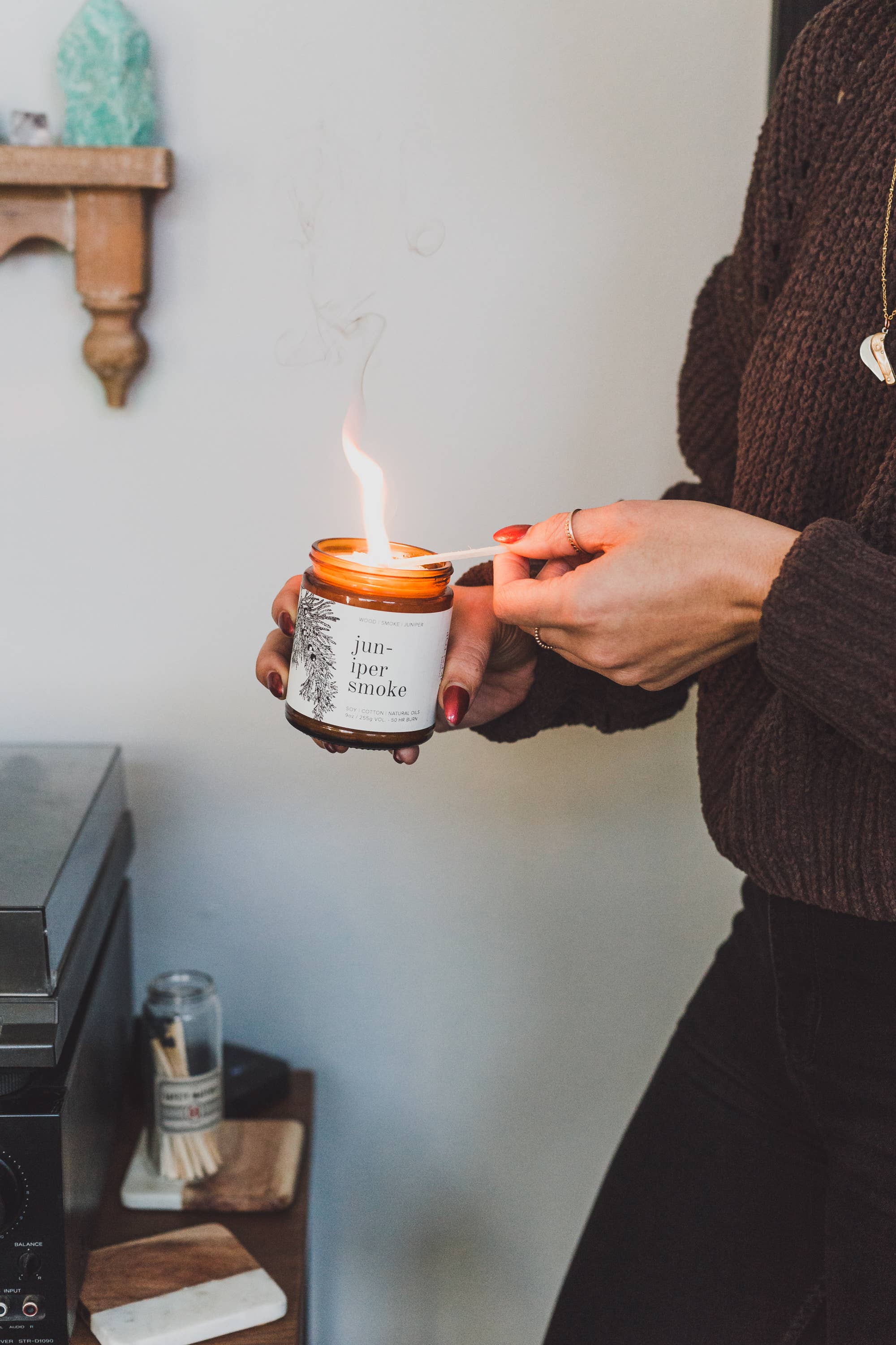 Juniper Smoke 9oz Soy Candle | Broken Top Goods