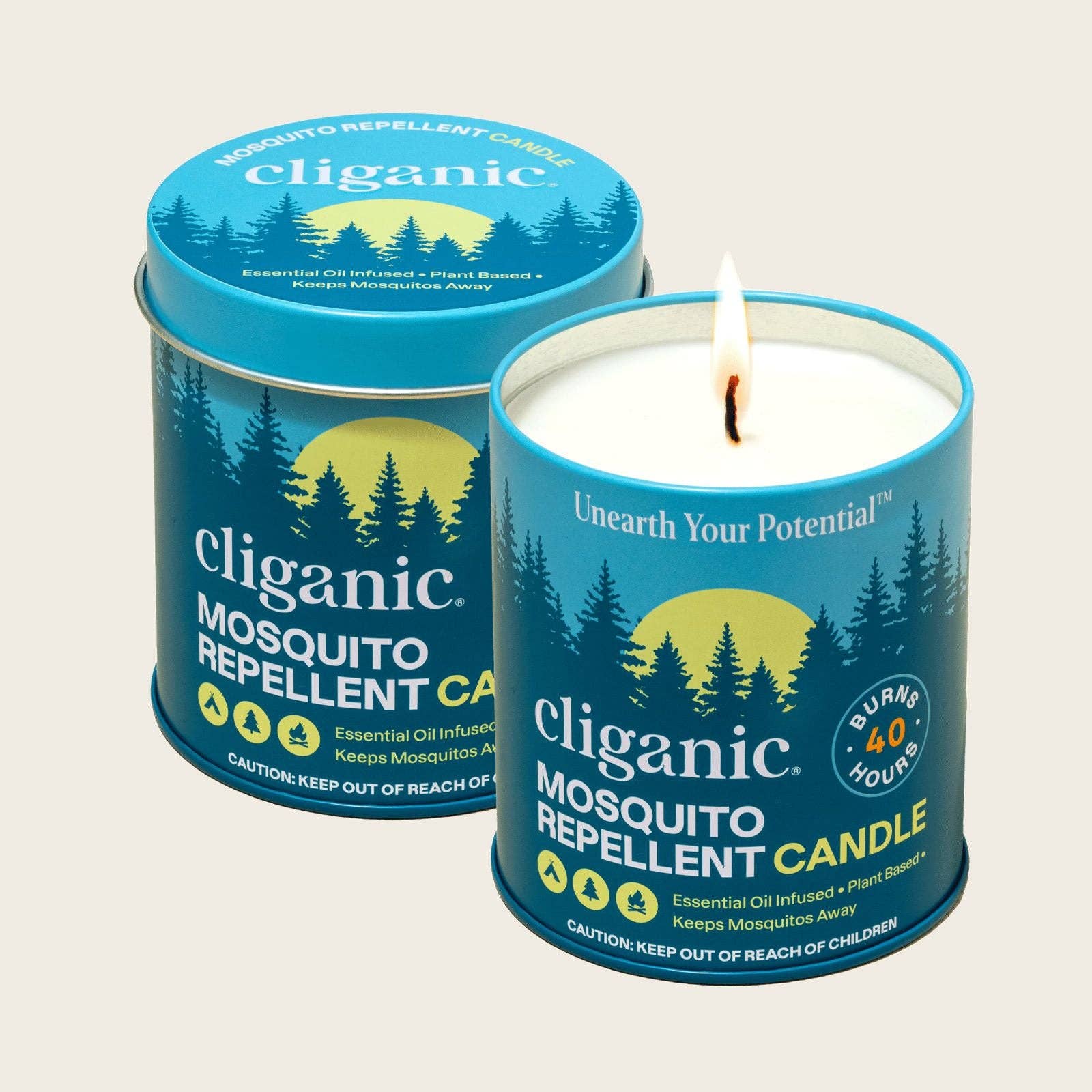 Mosquito Repellent Candle 9oz | Cliganic