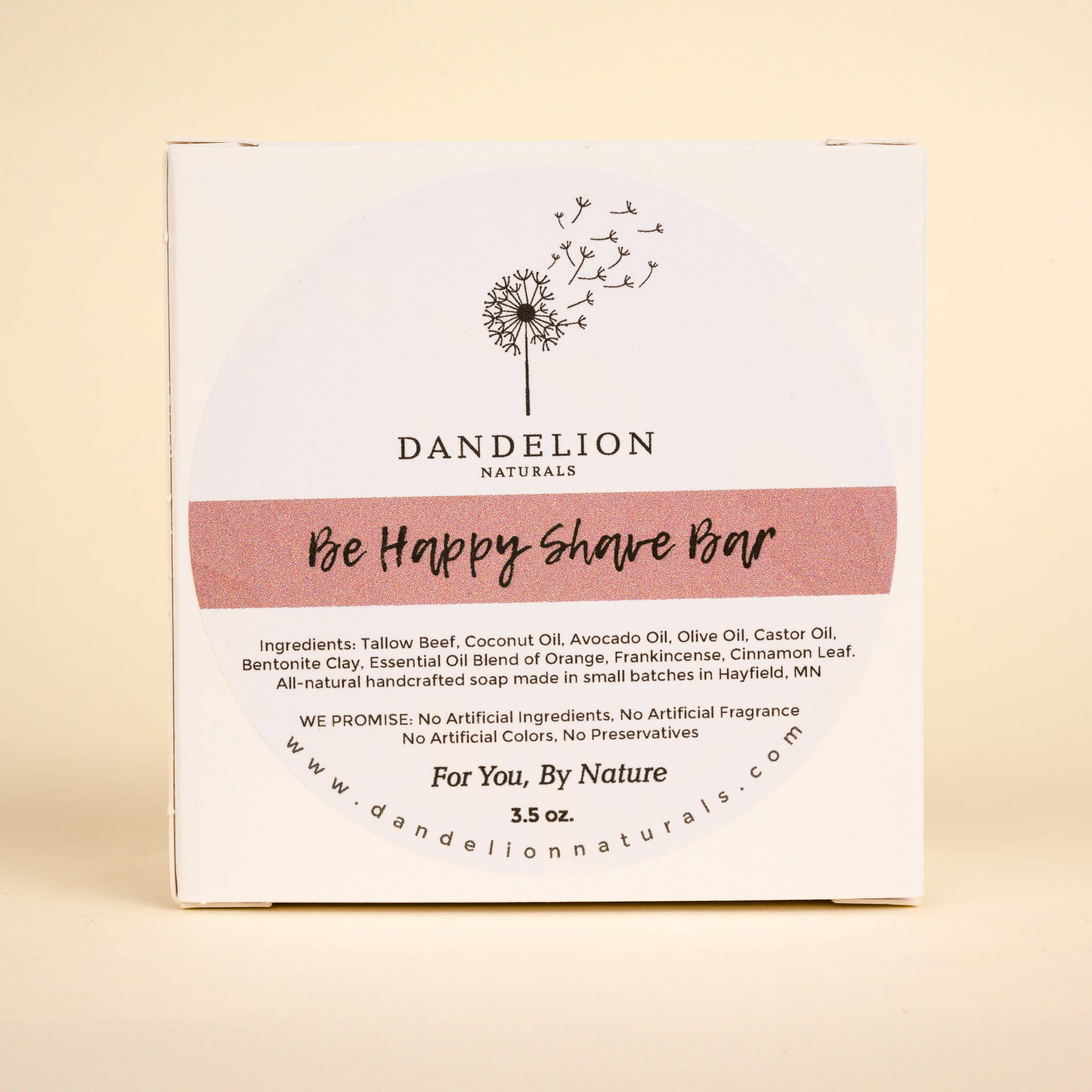 Tallow Shave Soap | Dandelion Naturals