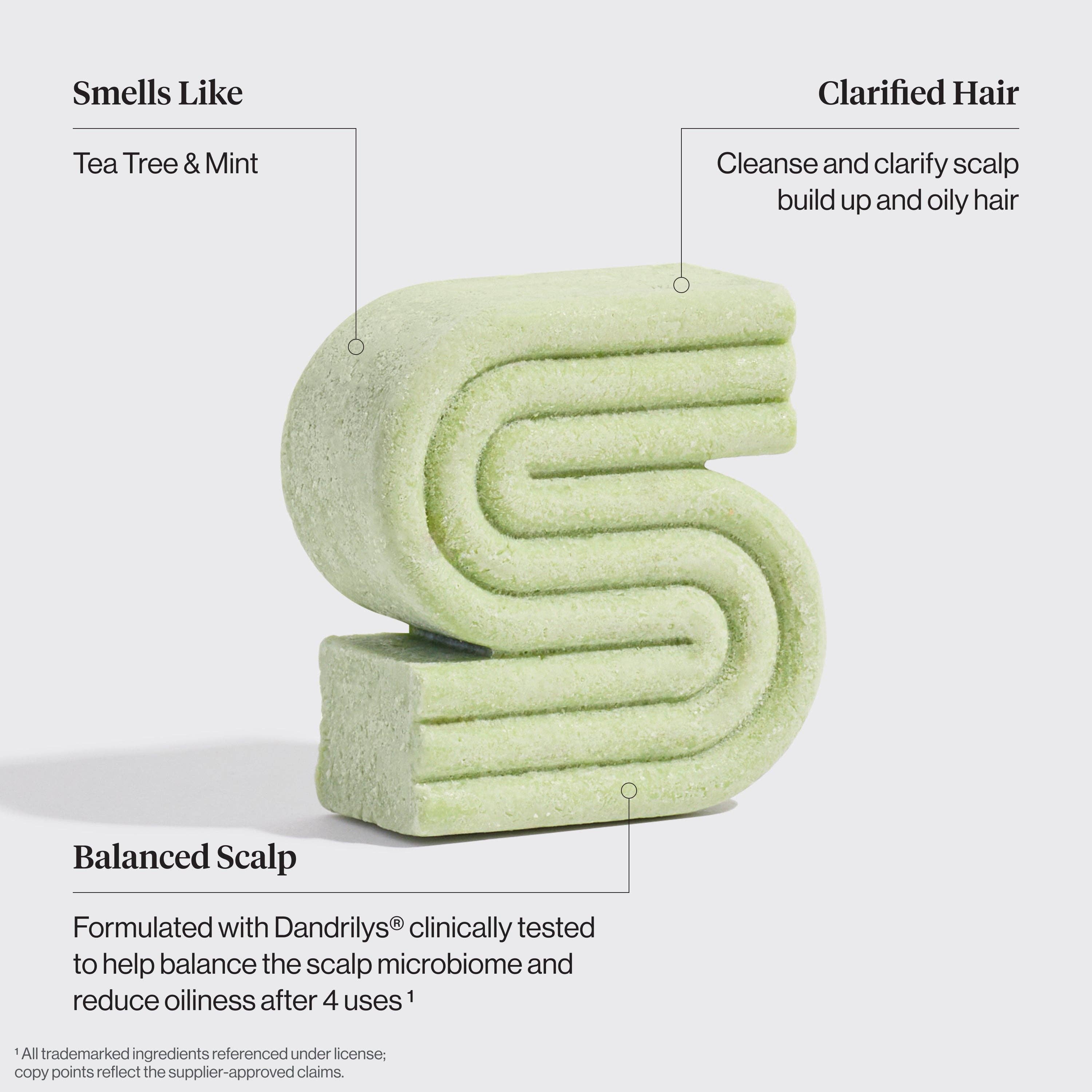 Tea Tree & Mint Clarifying Shampoo & Conditioner Bar Combo | KITSCH