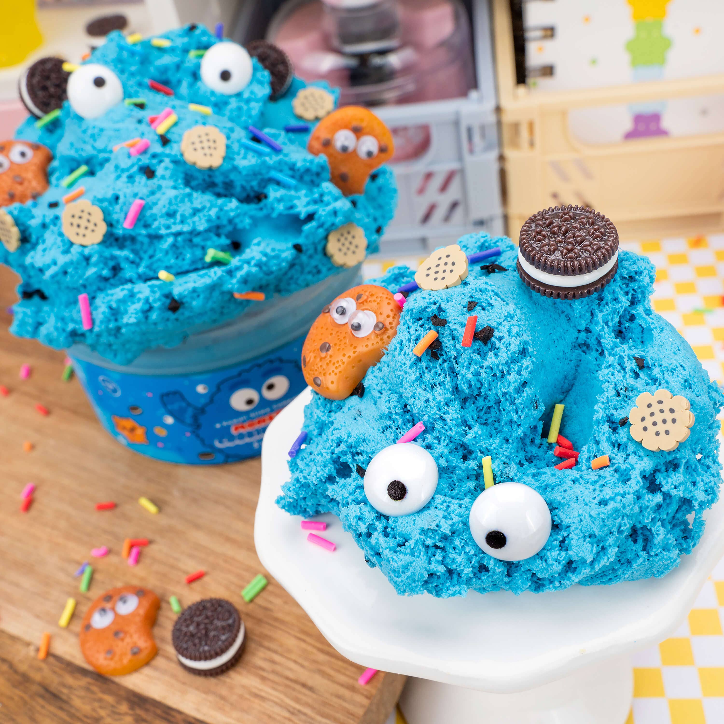 Monster Cookie Dough Signature Dome™ Slime | Kawaii Slime