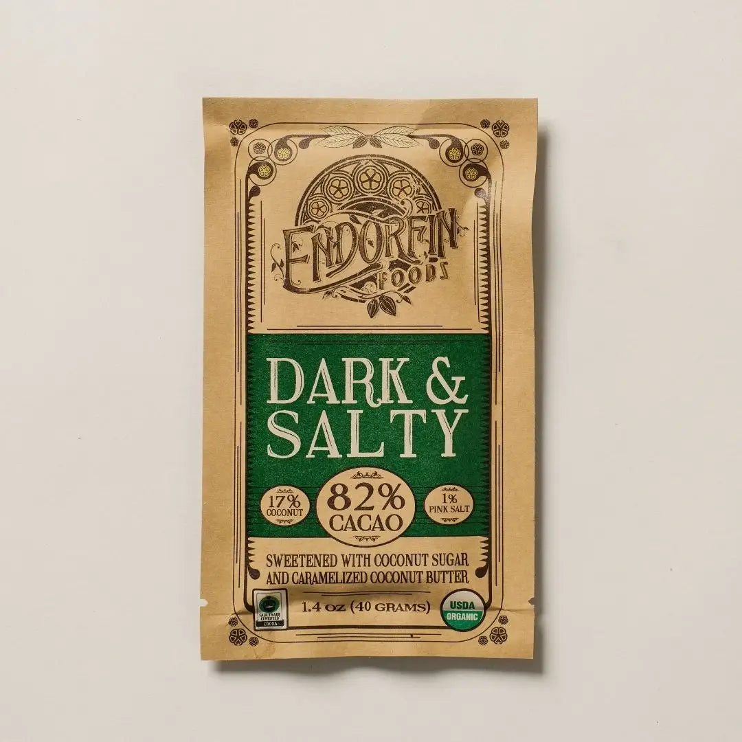 Endorfin Dark & Salty Dark Chocolate Bar | Coracao