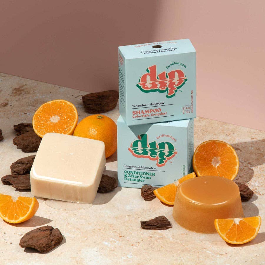 Color Safe Shampoo Bar for Every Day - Tangerine & Honeydew | Dip
