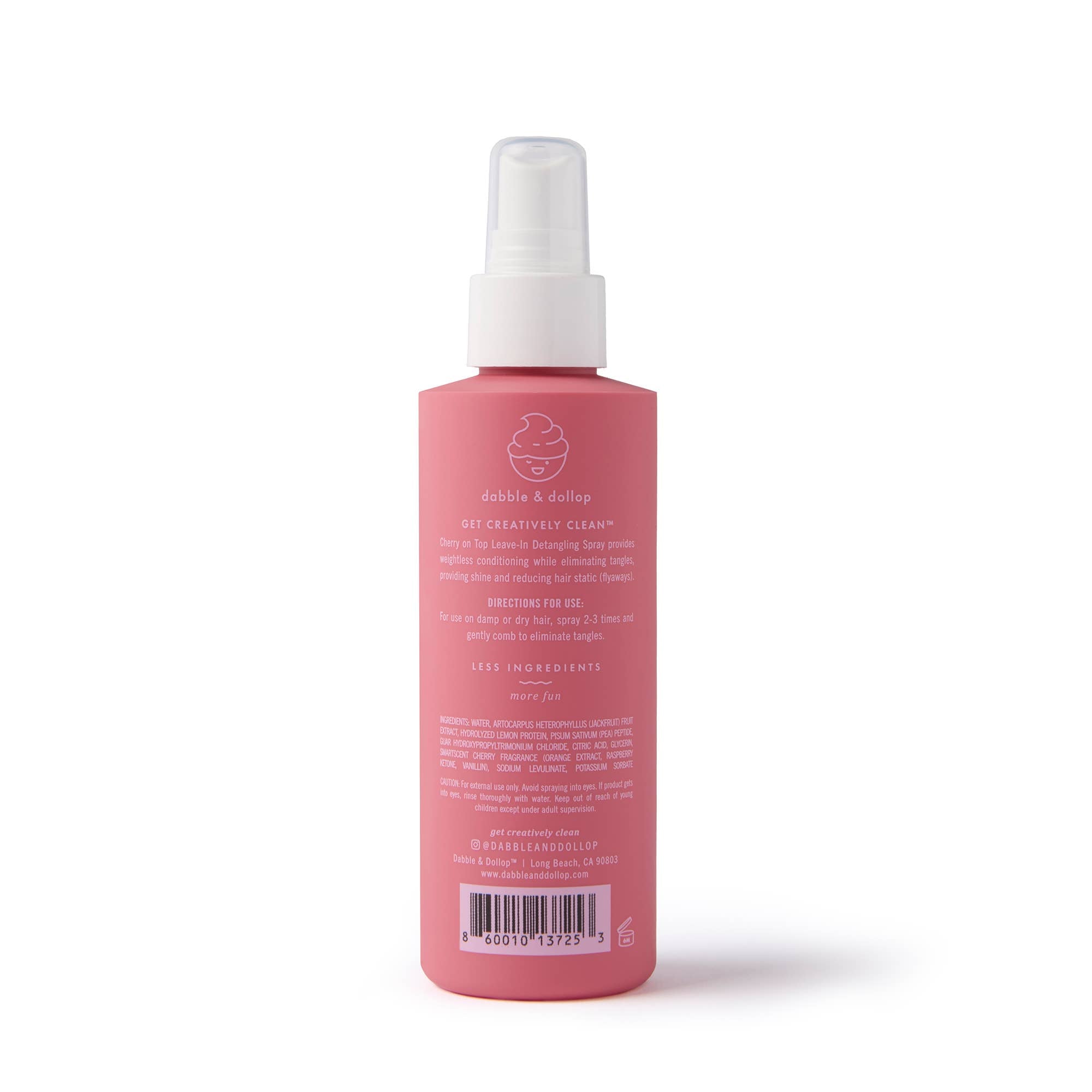 Cherry on Top Hair Detangling & Conditioning Spray | Dabble & Dollup