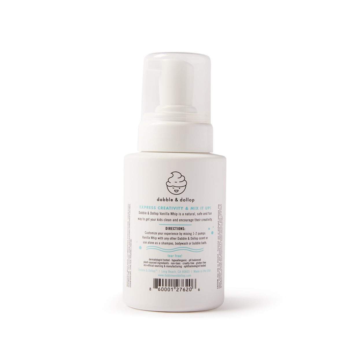 Tear-Free Foaming Shampoo & Body Whip - Vanilla | Dabble & Dollup