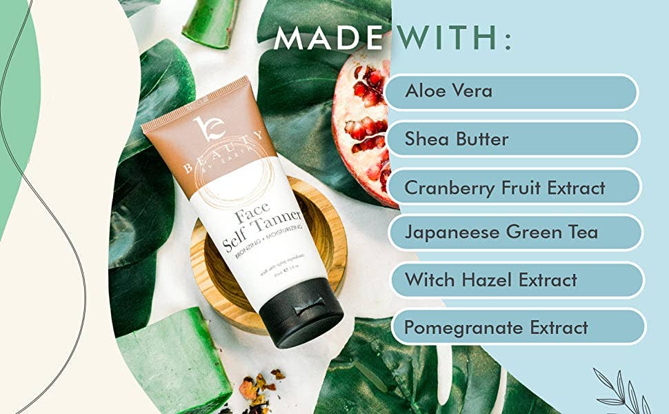 Self Tanner Face Lotion | Beauty By Earth