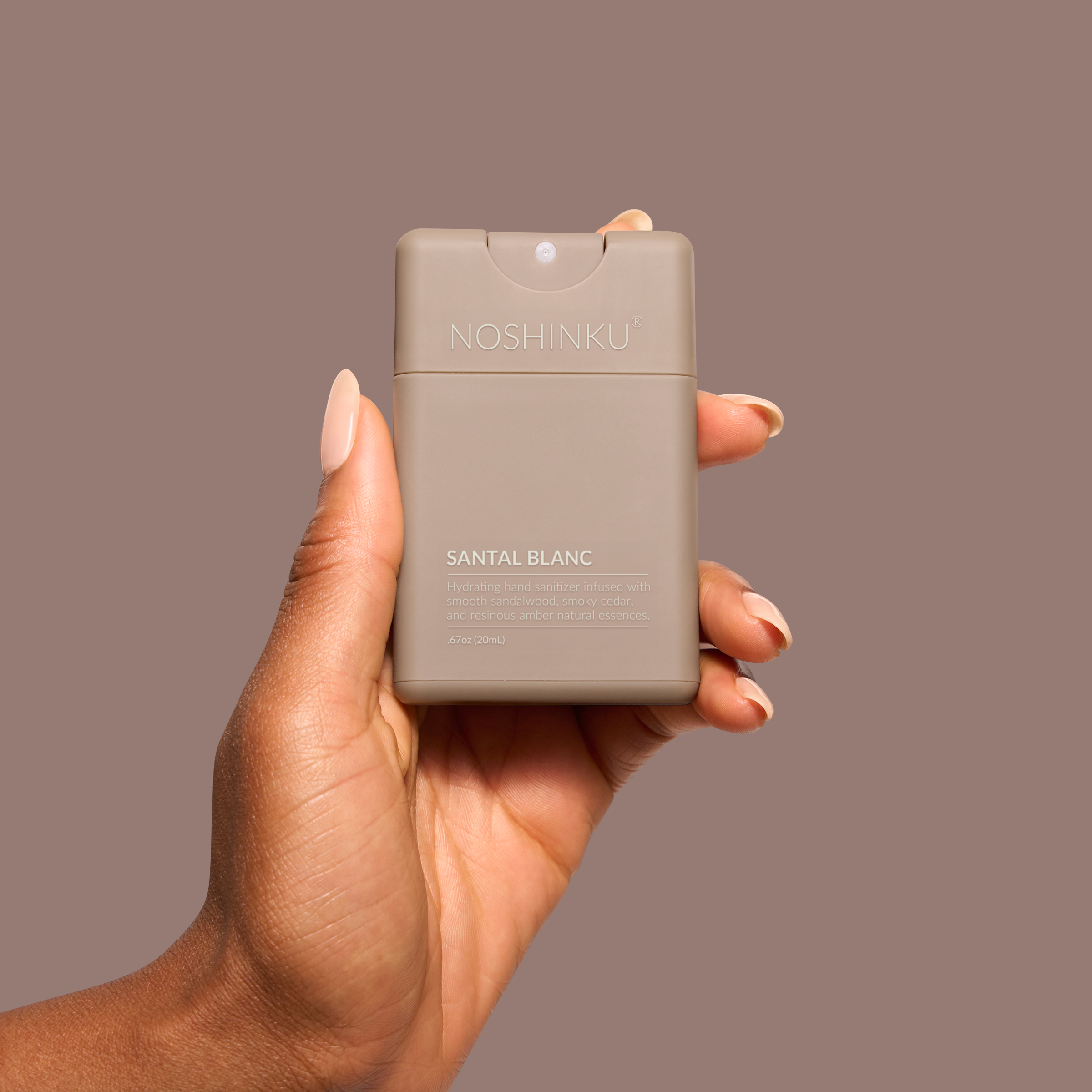Santal Blanc Hydrating Pocket Hand Sanitizer | Noshinku