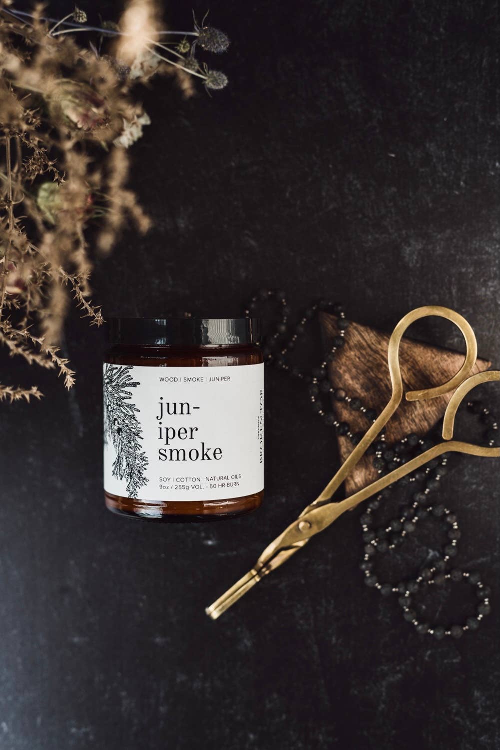 Juniper Smoke 9oz Soy Candle | Broken Top Goods