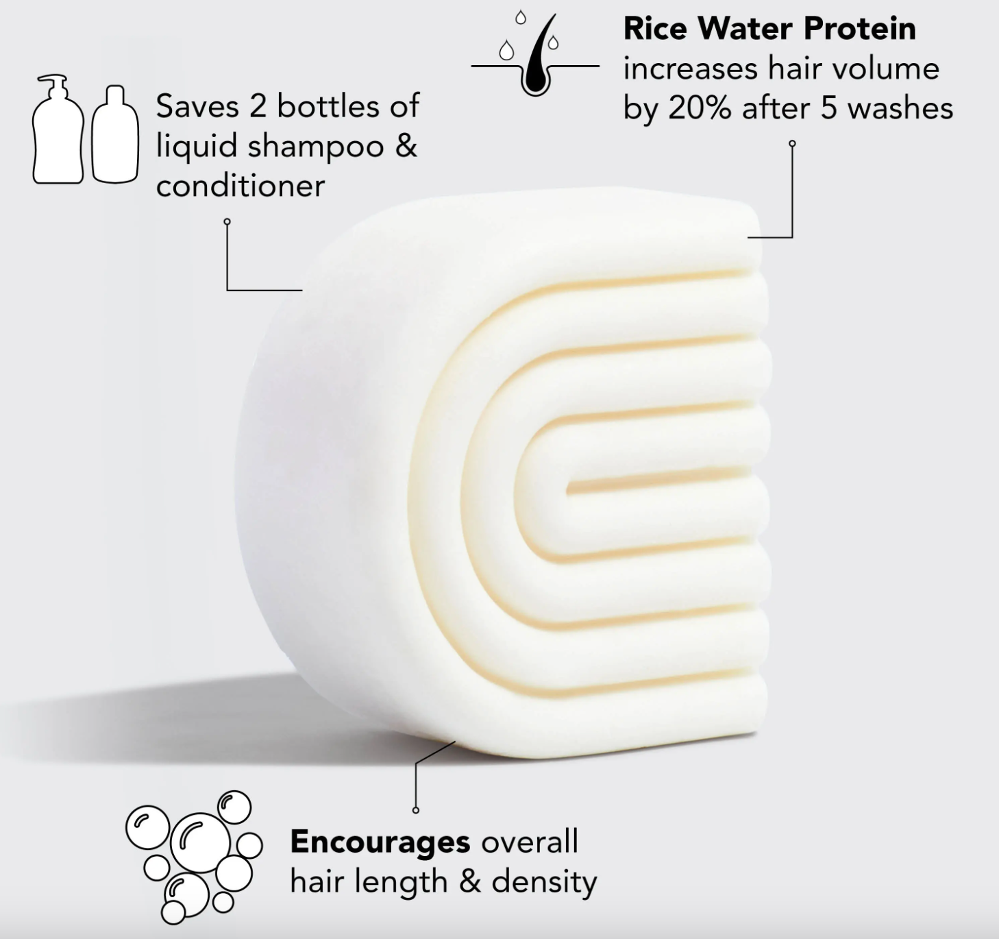 Rice Water Protein Conditioner Bar | Kitsch