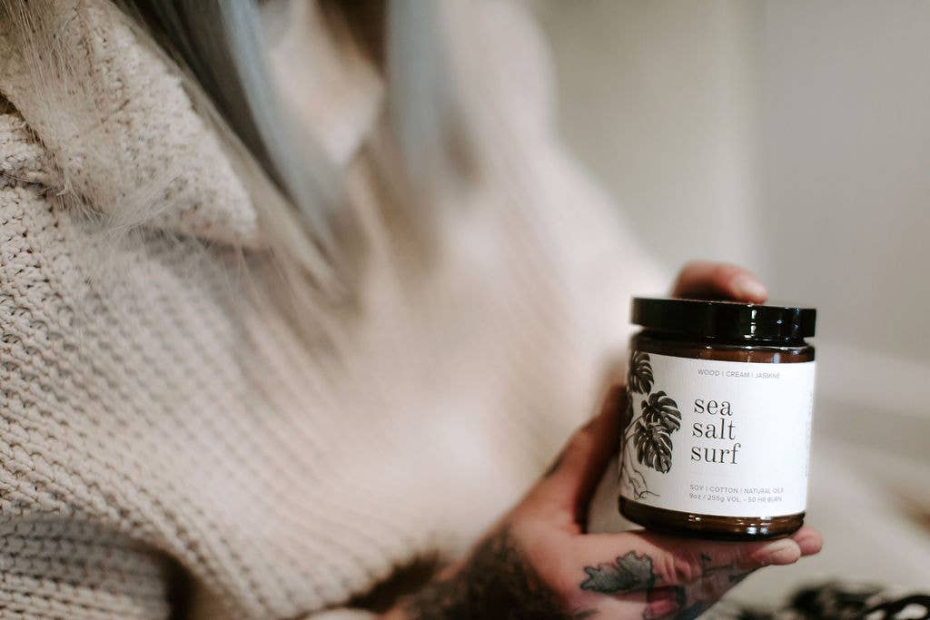 Sea Salt Surf Natural Soy Candle 9 oz | Broken Top