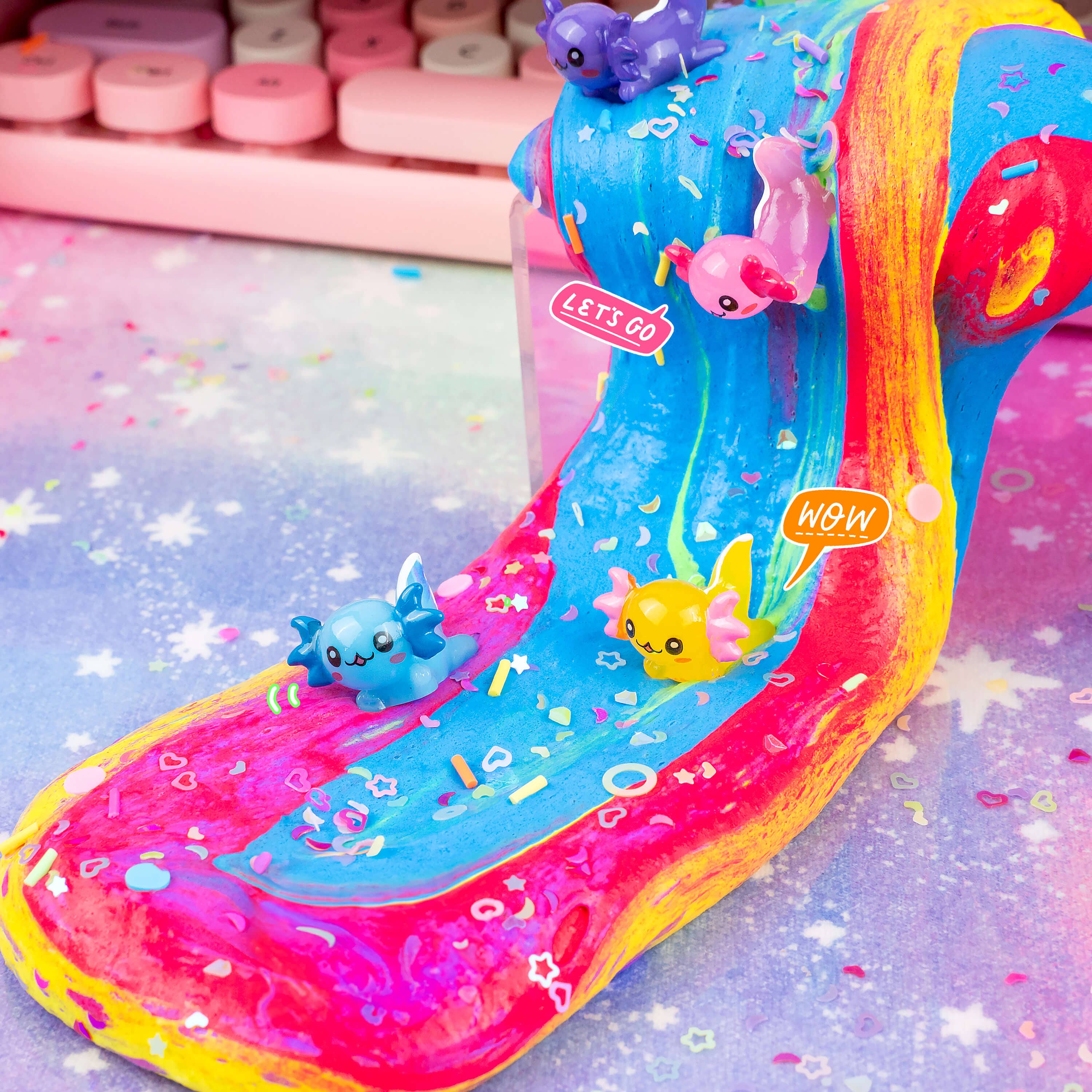 A'lotl Friends Butter Signature Dome™ Slime | Kawaii Slime