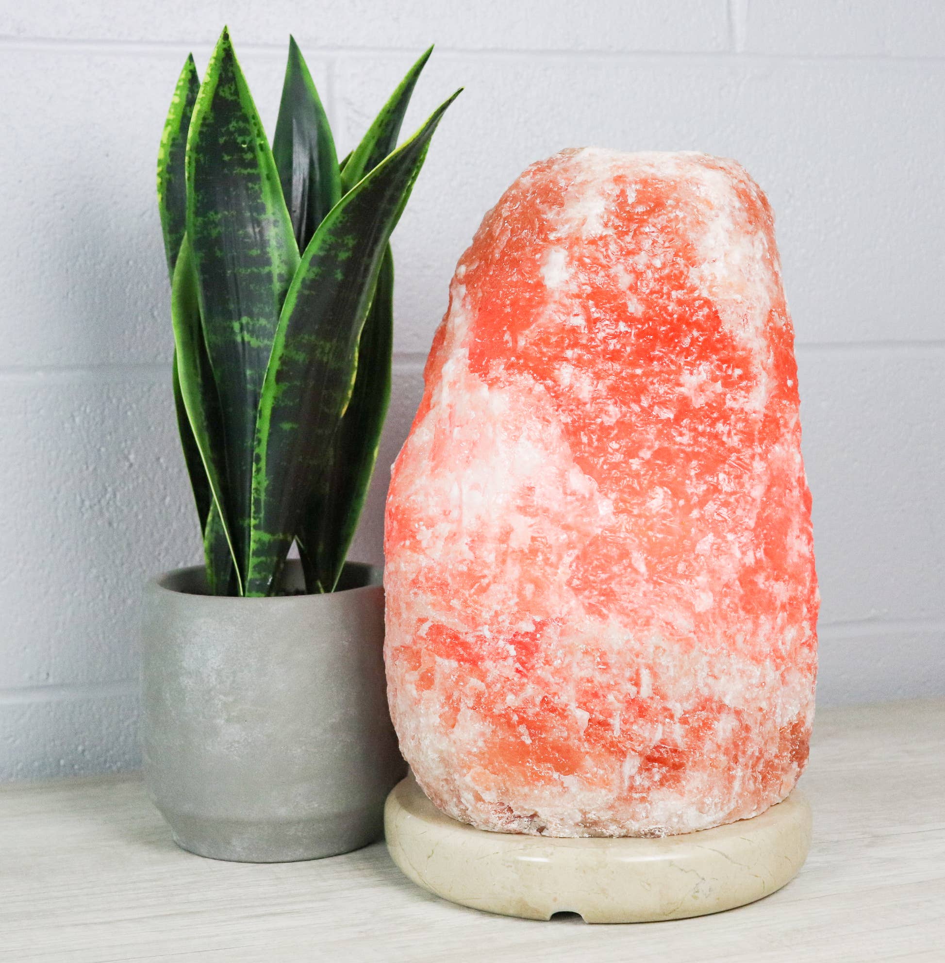 Natural Pink Himalayan Salt Lamp: 47-58 Lbs w/ Tavera Base | Himalayan Secrets