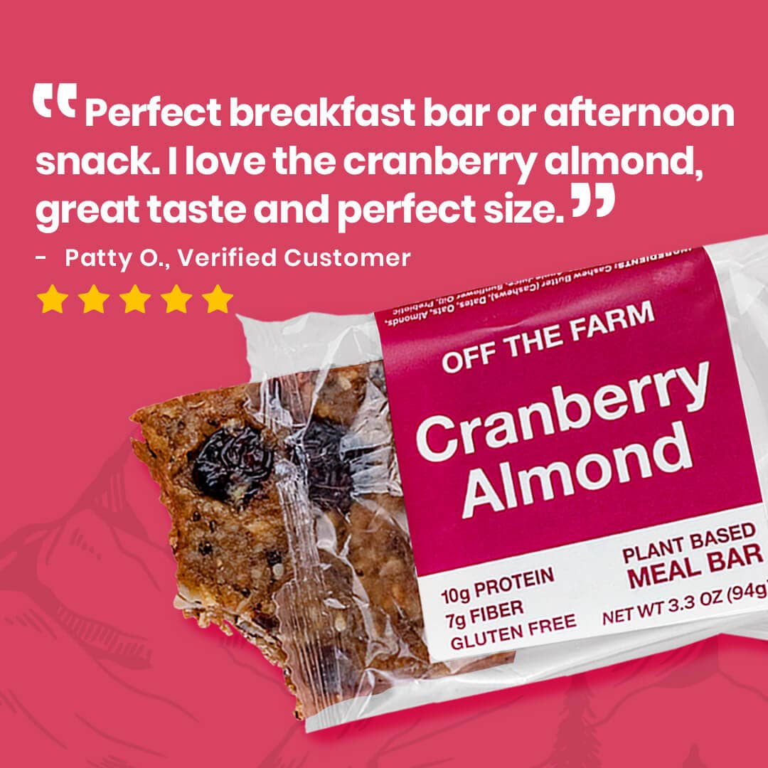 Cranberry Almond Meal Bar | Off the Farm