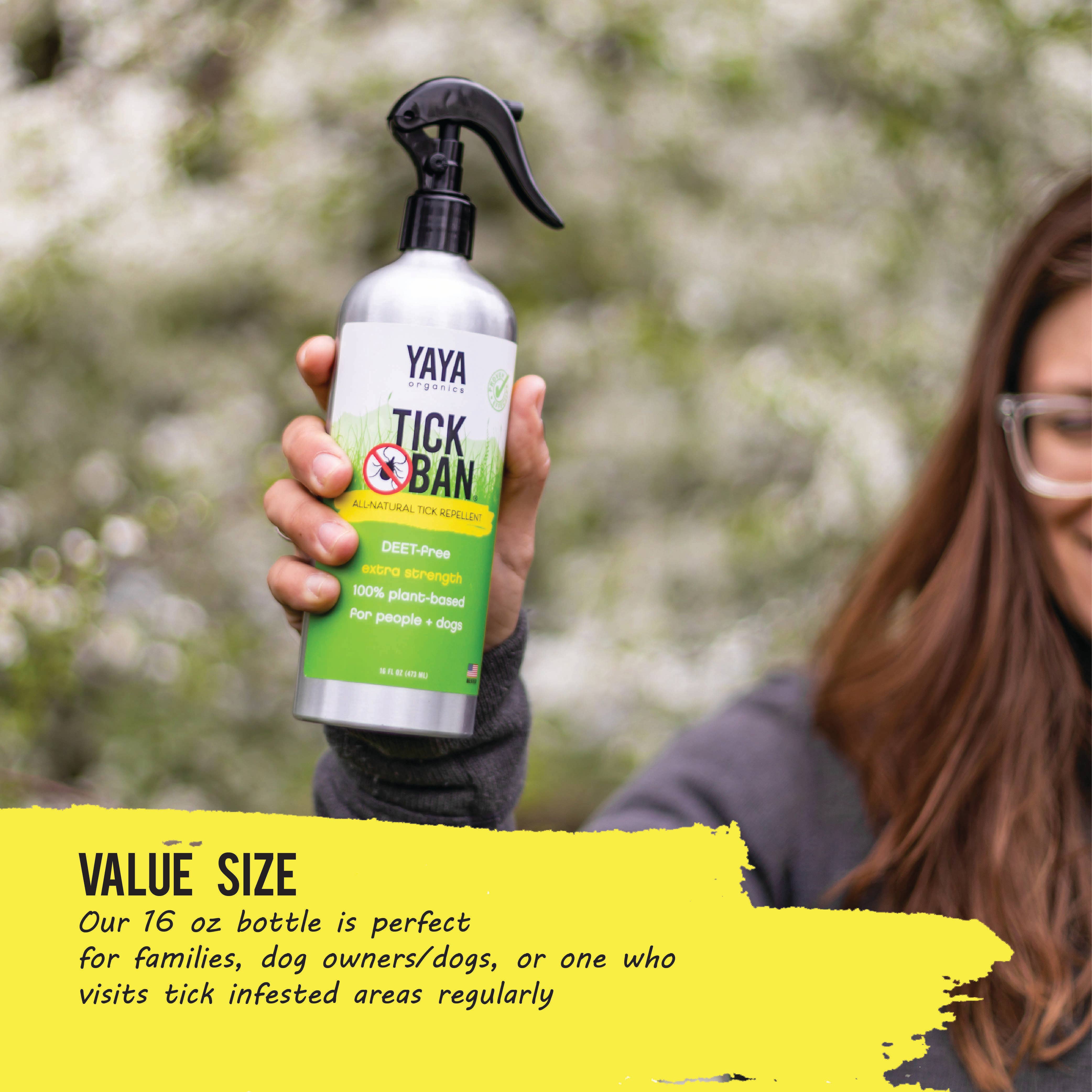 Tick Ban All-Natural Tick Repellent - 16 oz | Yaya
