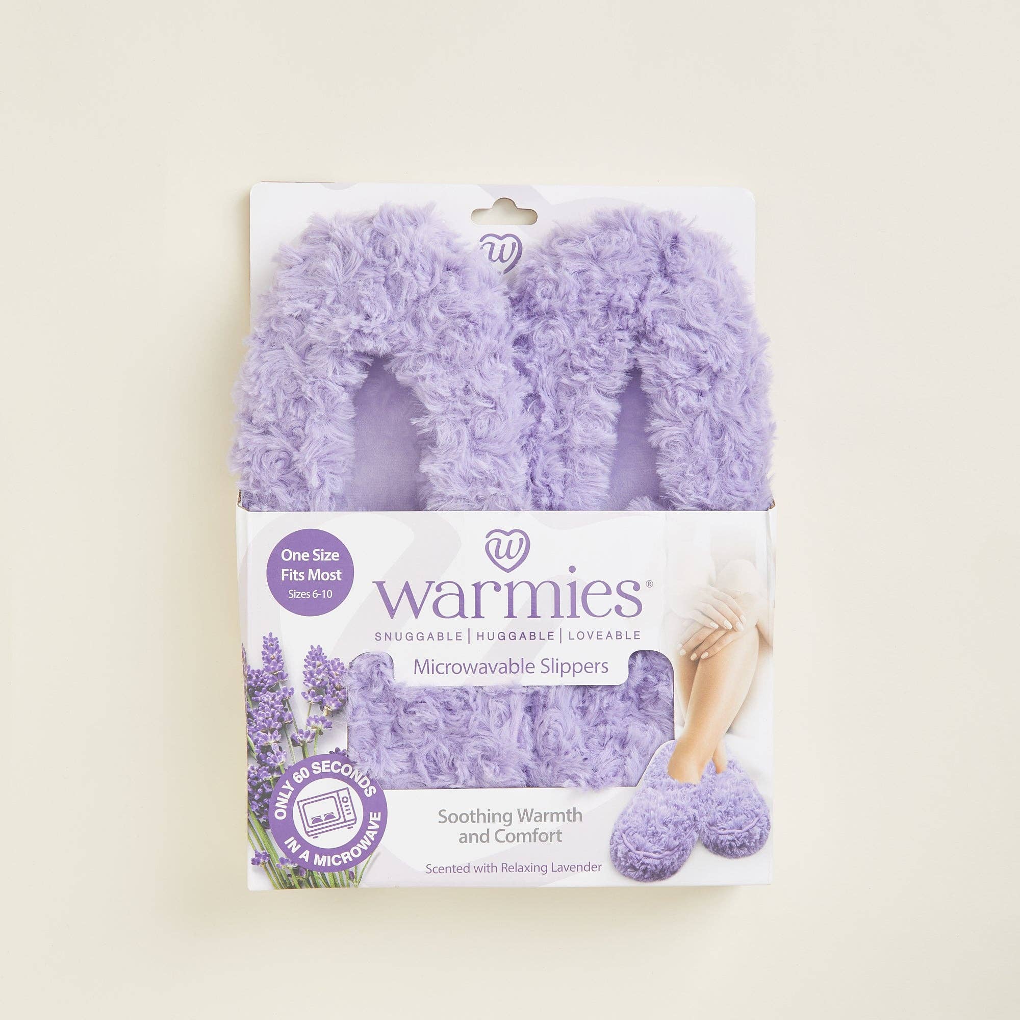 Curly Purple Slippers | Warmies
