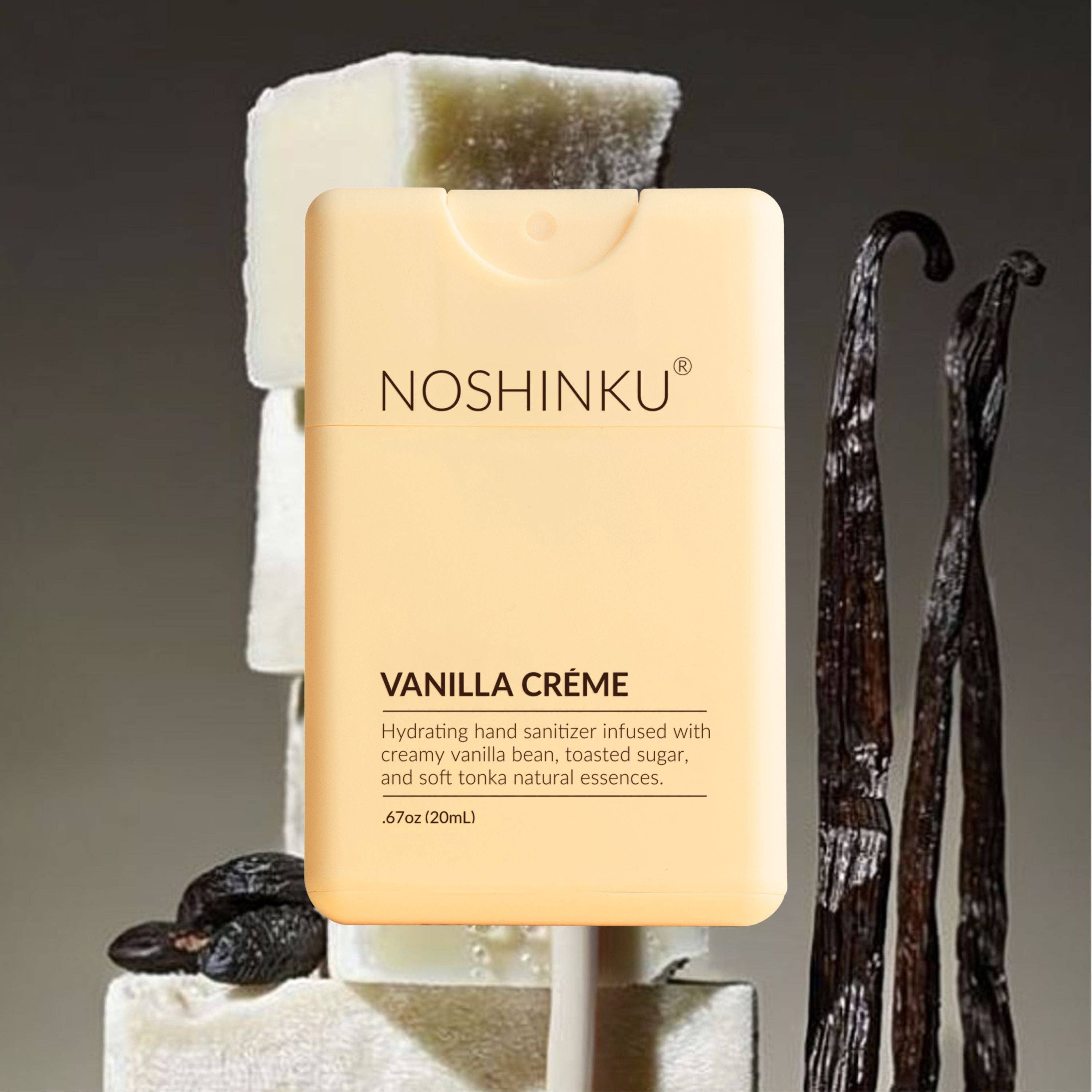 Vanilla Créme Hydrating Hand Sanitizer Spray | Noshinku