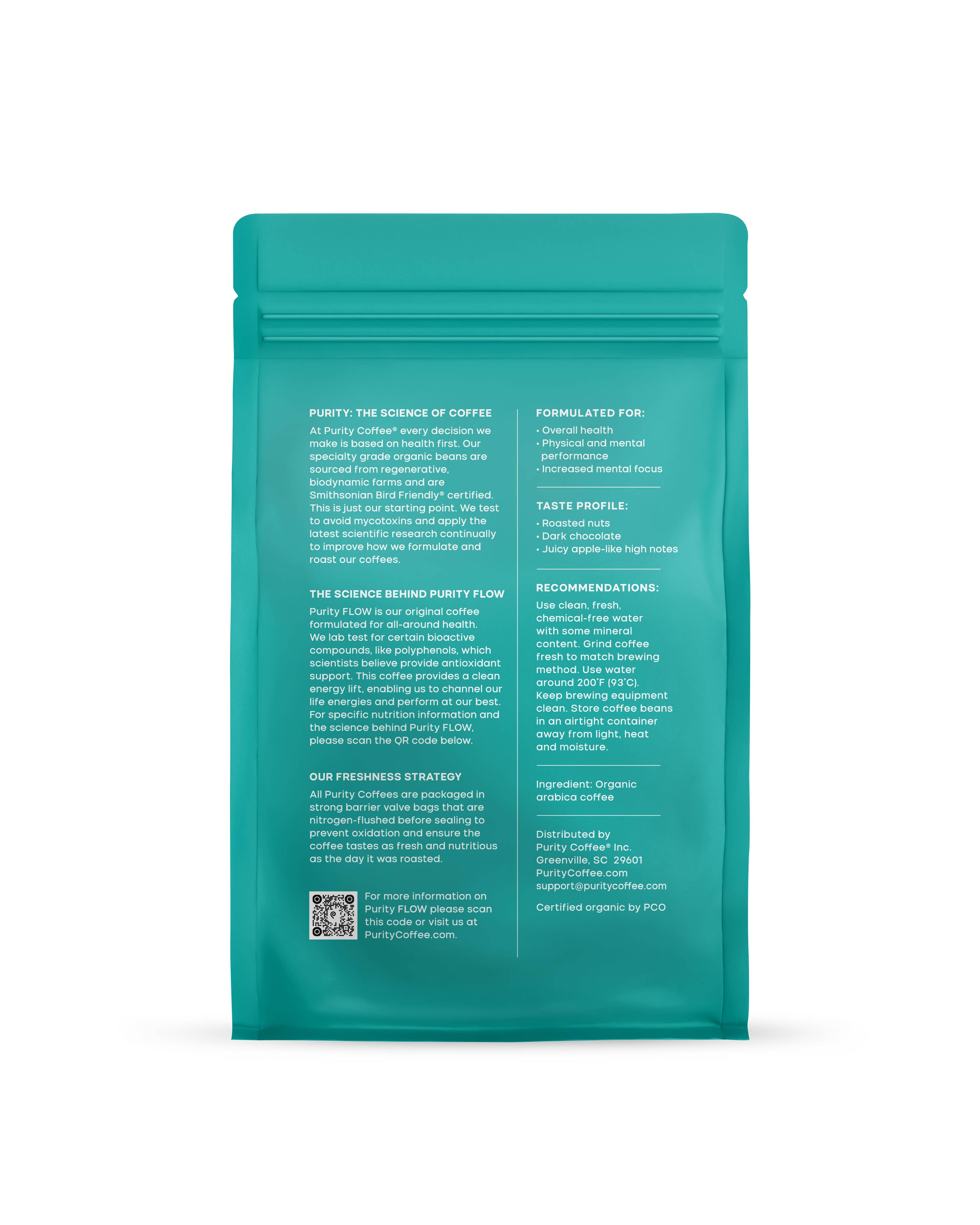 FLOW: Original Medium Roast Whole Bean Coffee | Purity Coffee