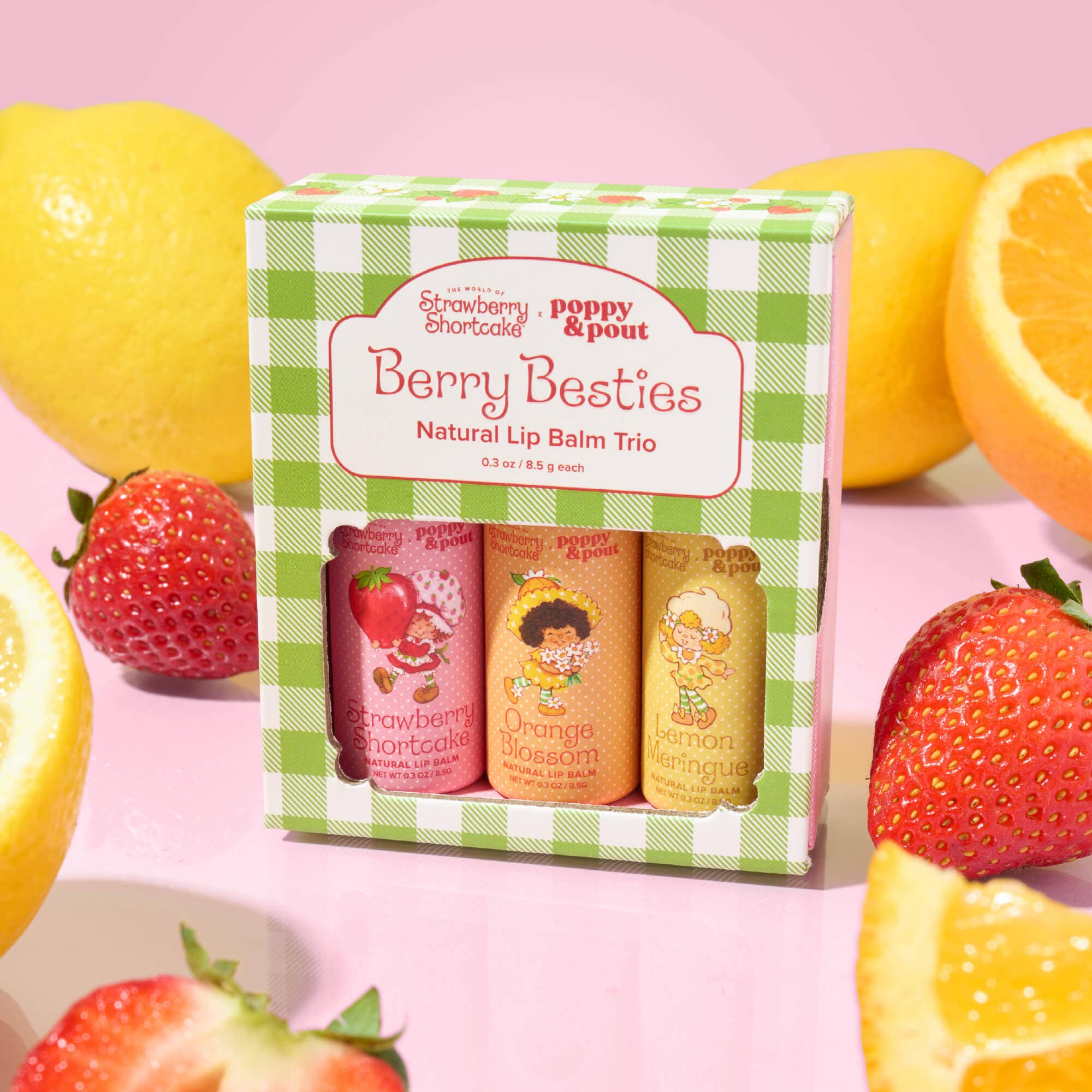 Limited Edition Lip Balm Trio Gift Set Berry Besties | Poppy and Pout